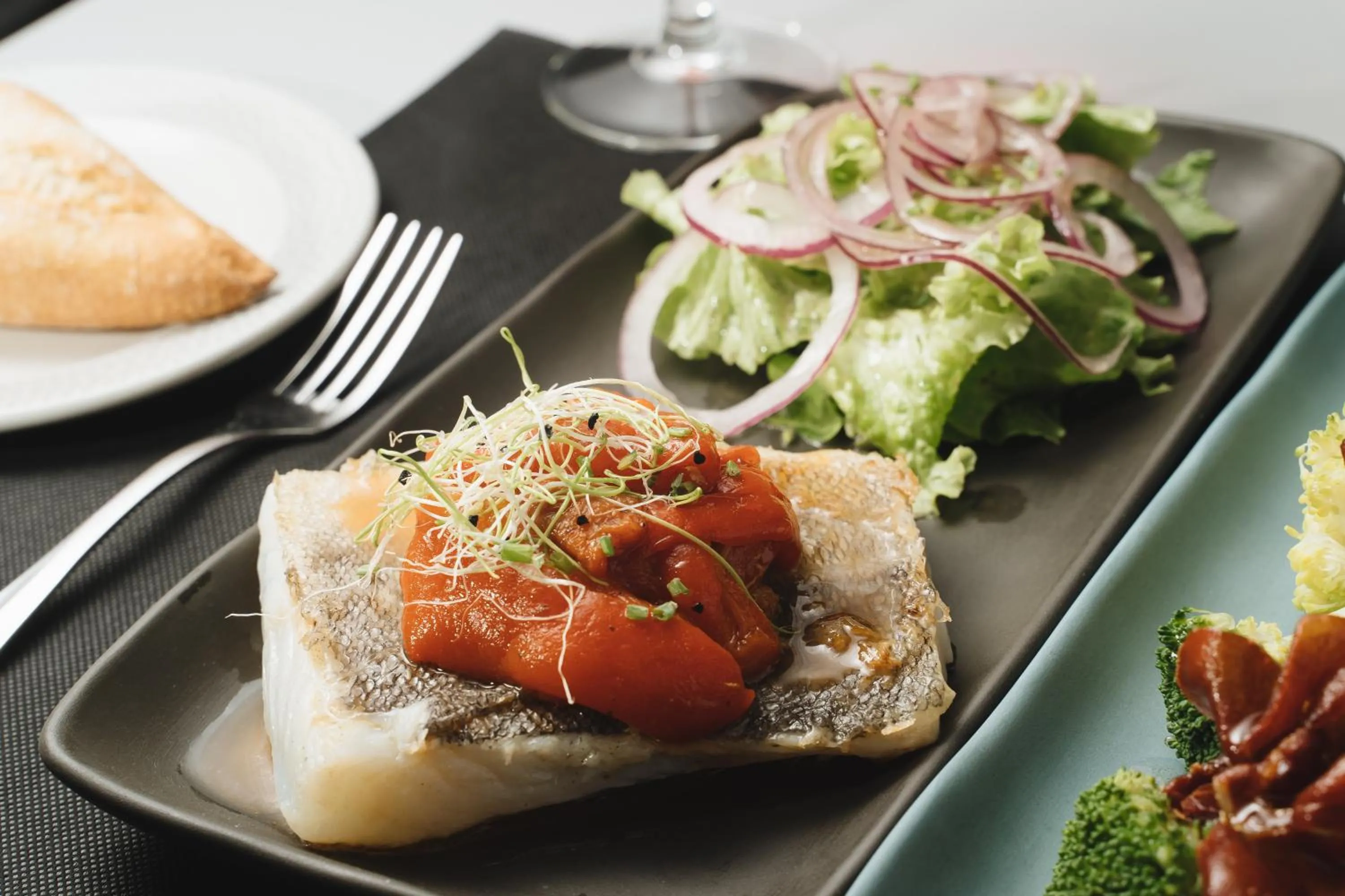 Food close-up in Hotel Urdanibia Park