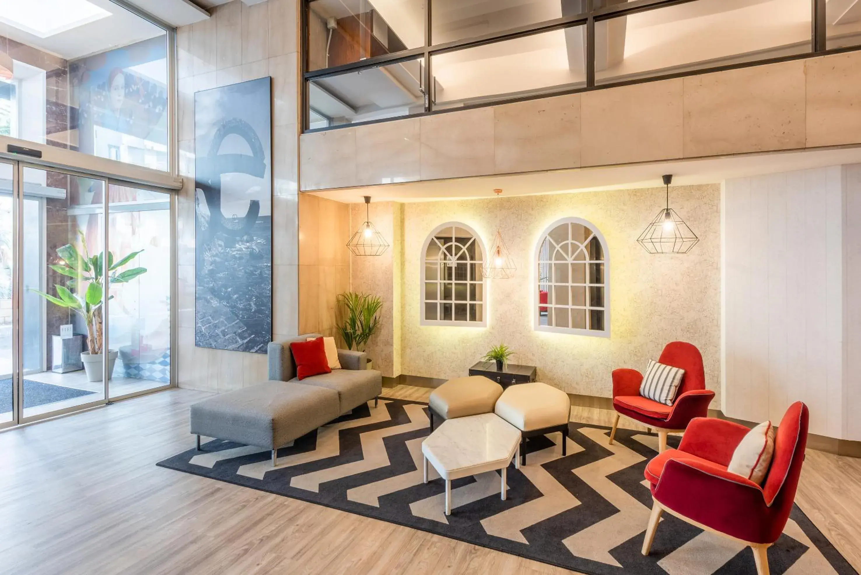 Lobby or reception in Hotel San Sebastián Orly, Affiliated by Meliá Lobby or reception in Hotel San Sebastián Orly, Affiliated by Meliá