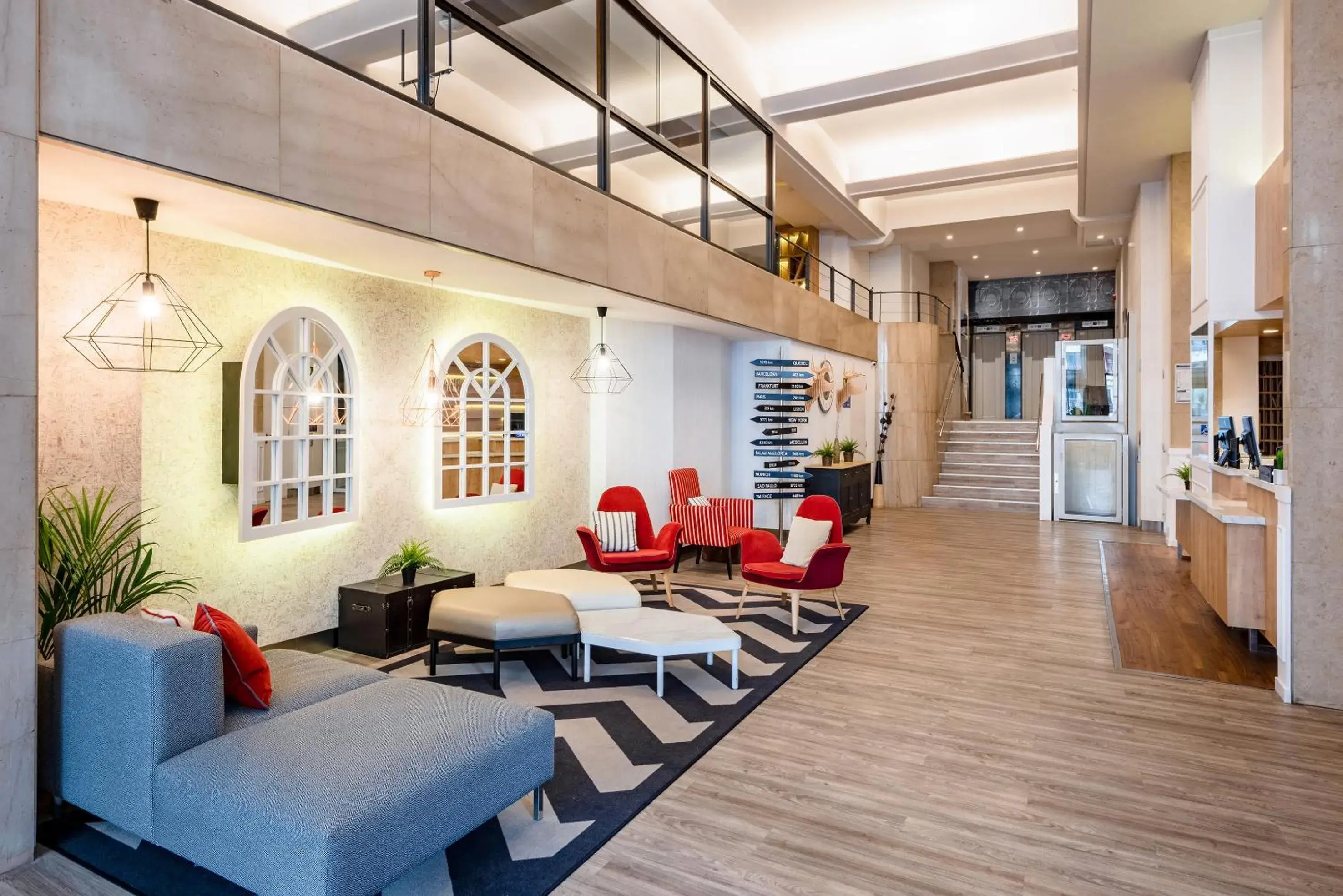 Lobby or reception in Hotel San Sebastián Orly, Affiliated by Meliá Lobby or reception in Hotel San Sebastián Orly, Affiliated by Meliá