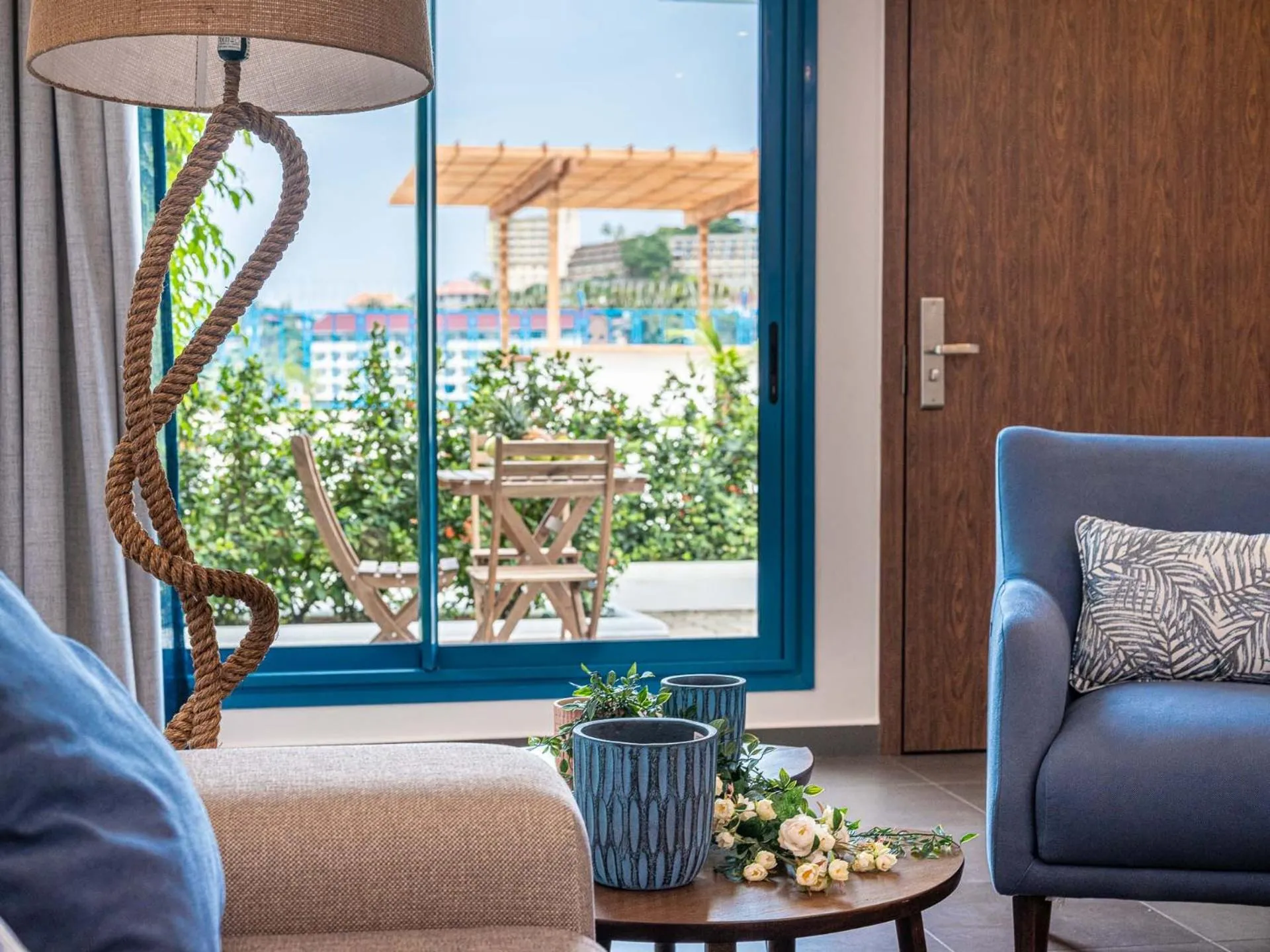 Seating area in The Lead Hotel