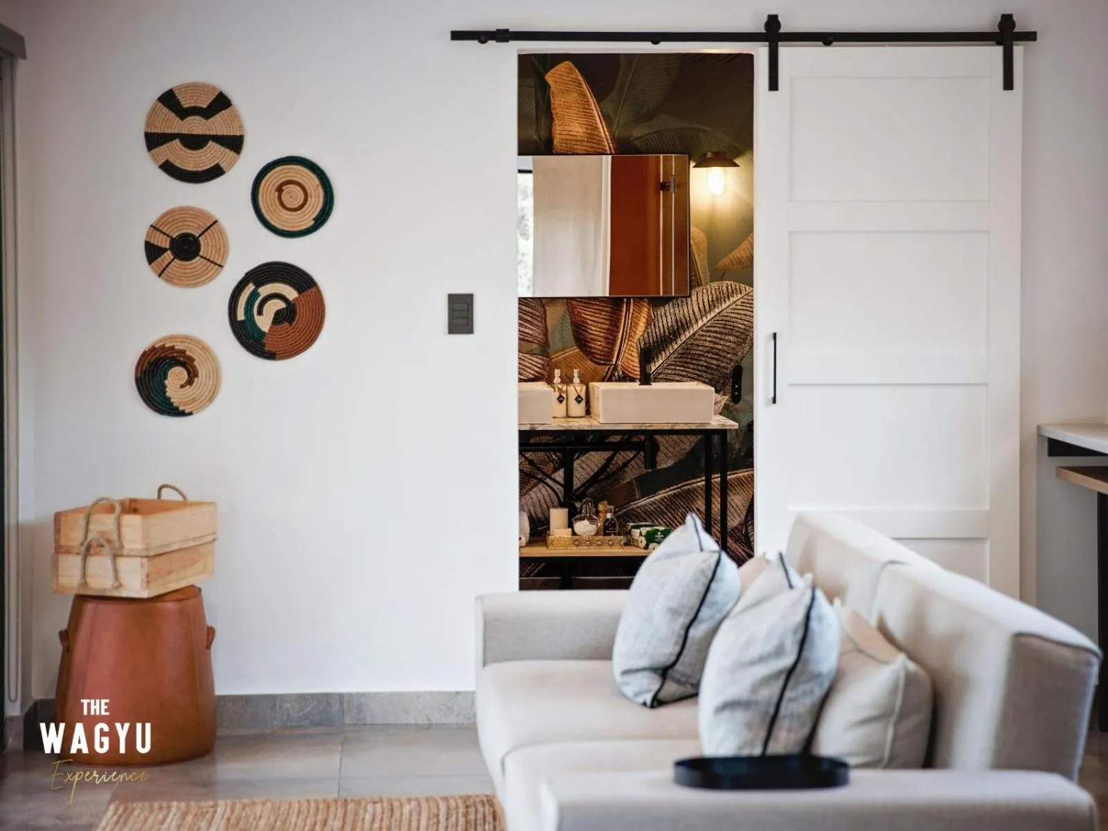 Living room in Wagyu Mountain Lodge