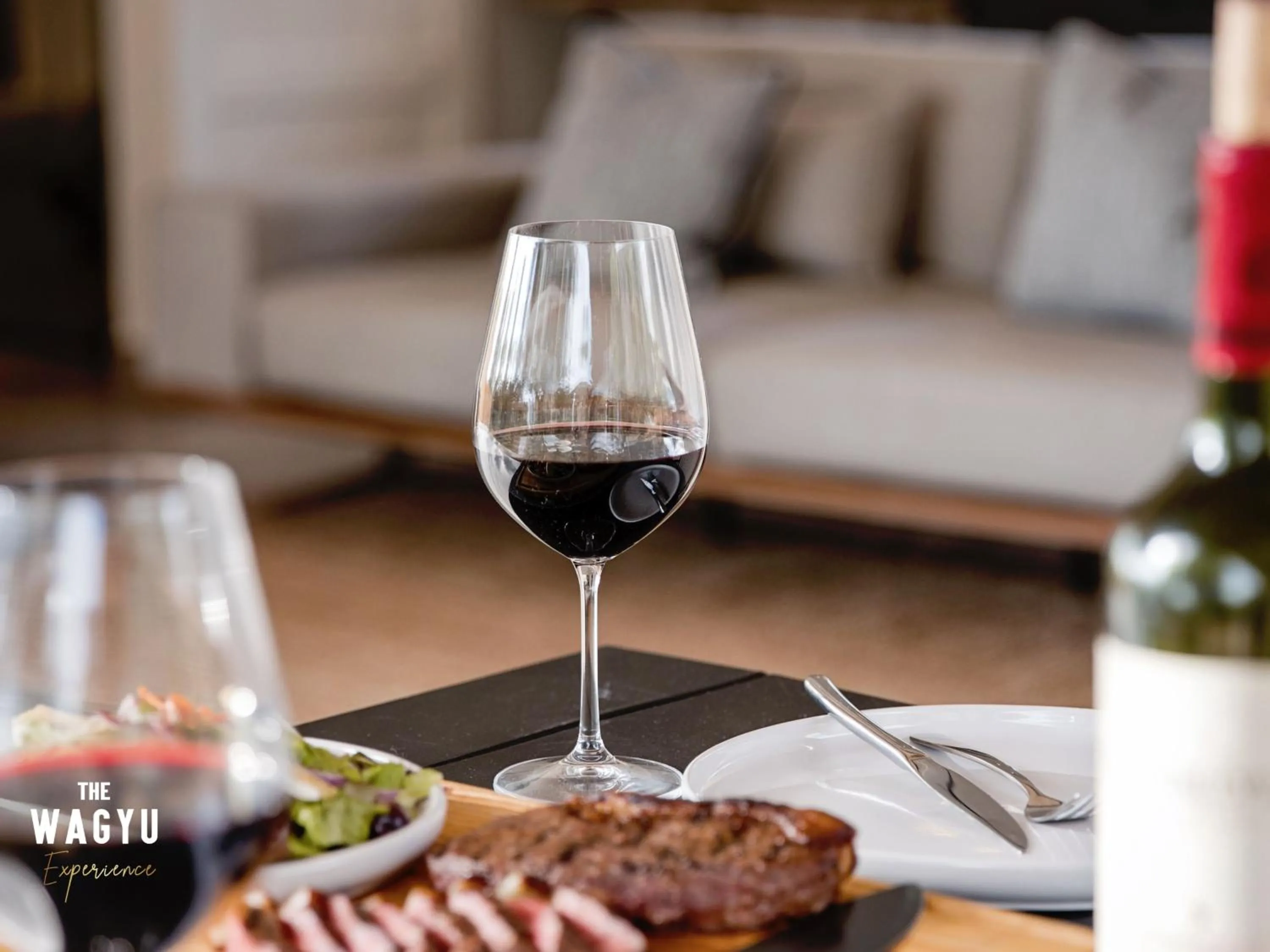 Dining area in Wagyu Mountain Lodge