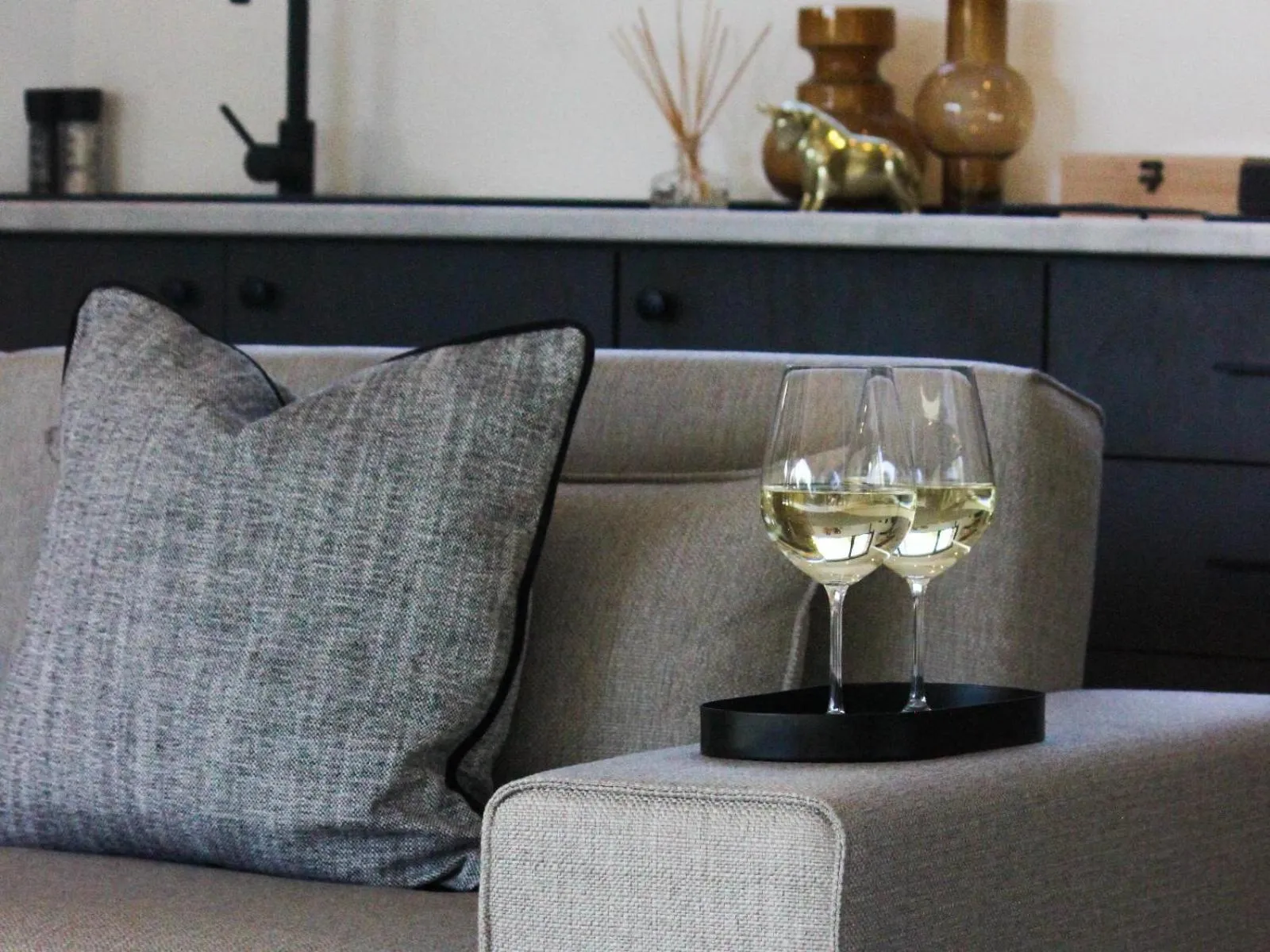 Living room in Wagyu Mountain Lodge