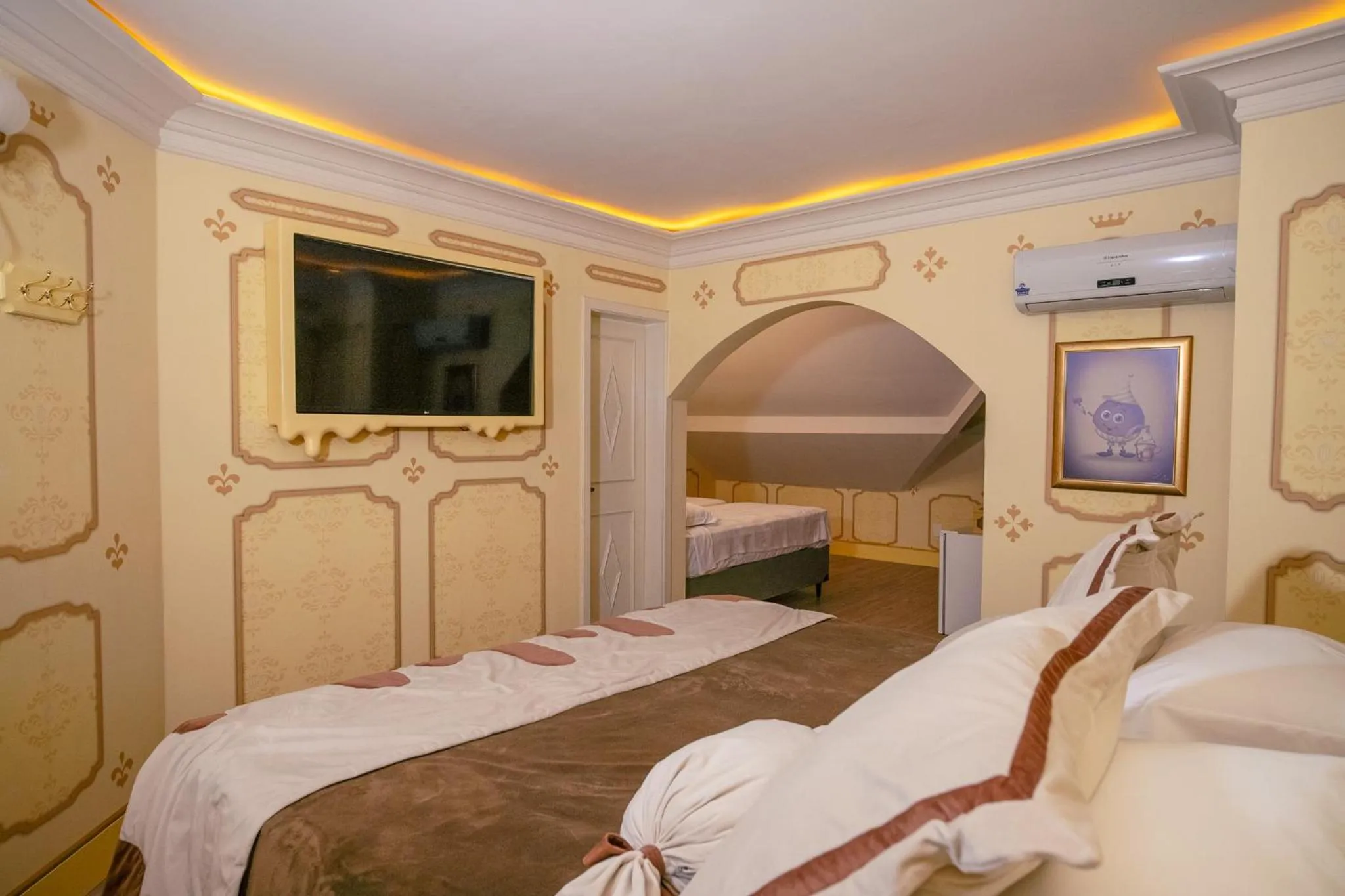 Bed in Chocoland Hotel Gramado