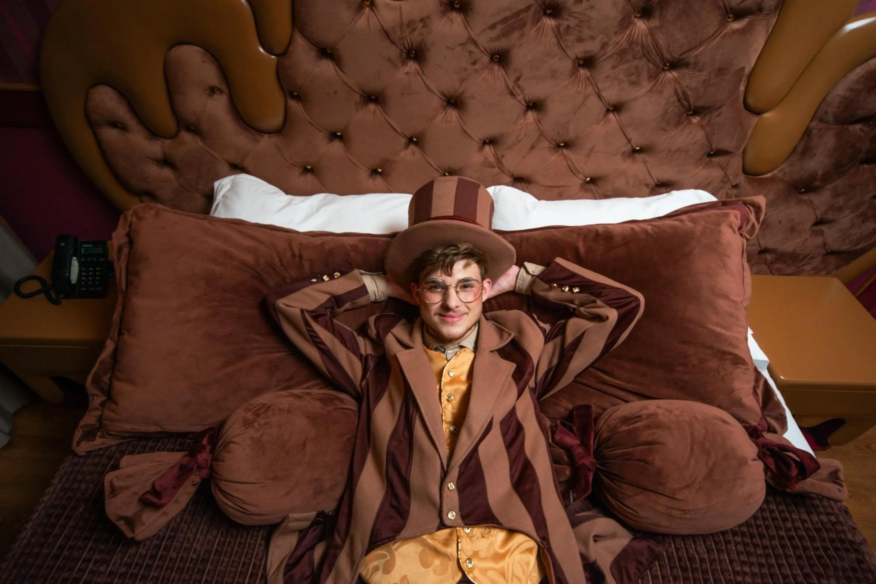 Bed in Chocoland Hotel Gramado