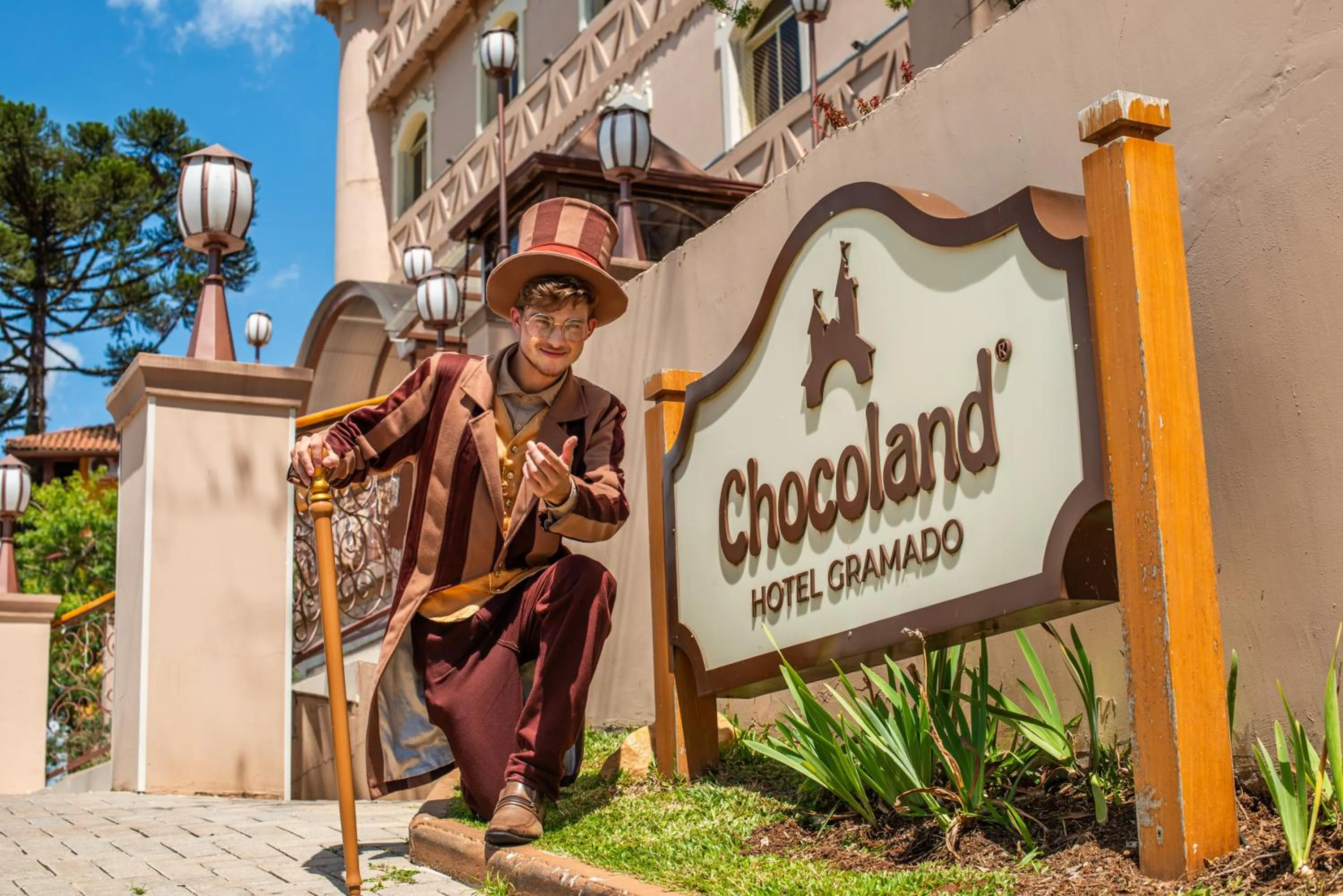 Property building in Chocoland Hotel Gramado