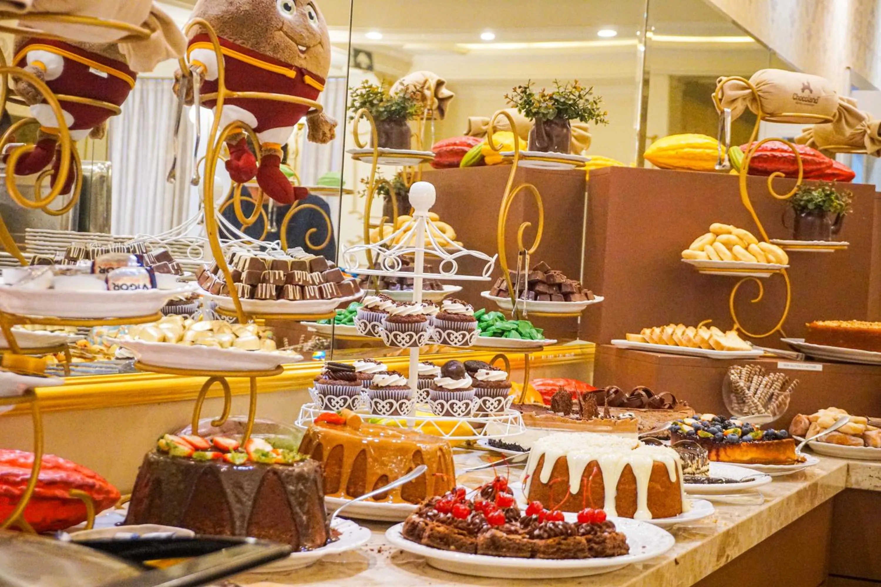 Food and drinks in Chocoland Hotel Gramado