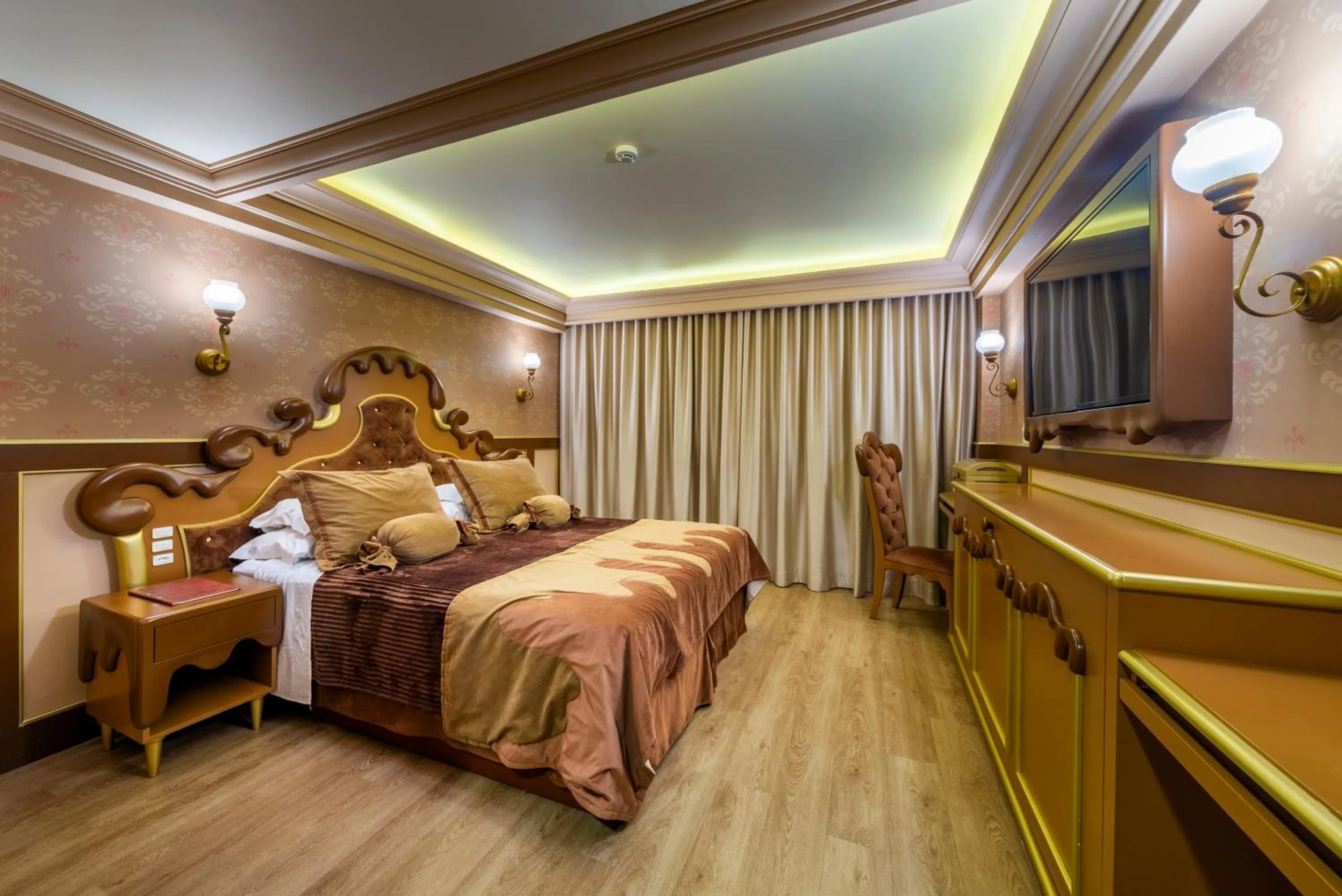 Bed in Chocoland Hotel Gramado