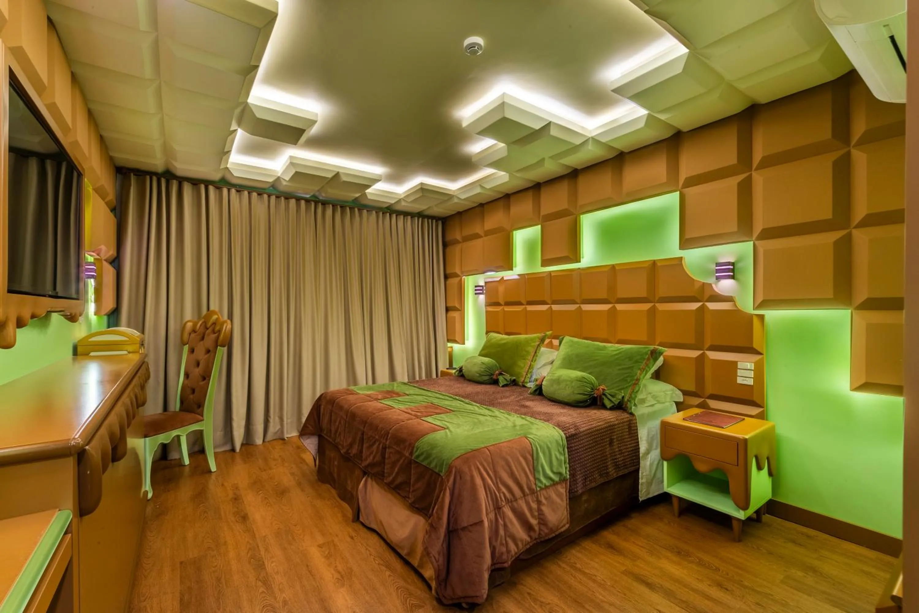 Bed in Chocoland Hotel Gramado