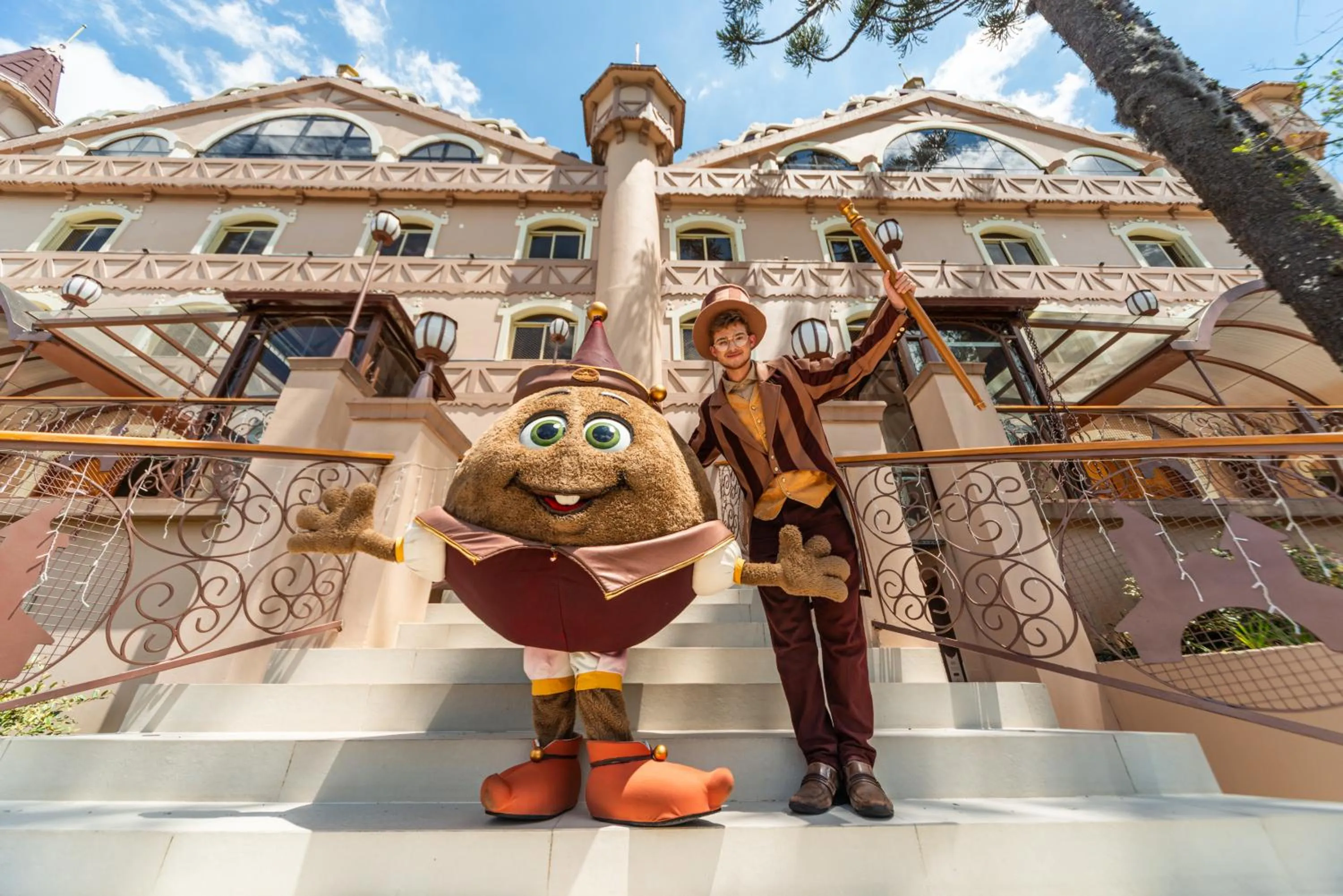 Property building in Chocoland Hotel Gramado