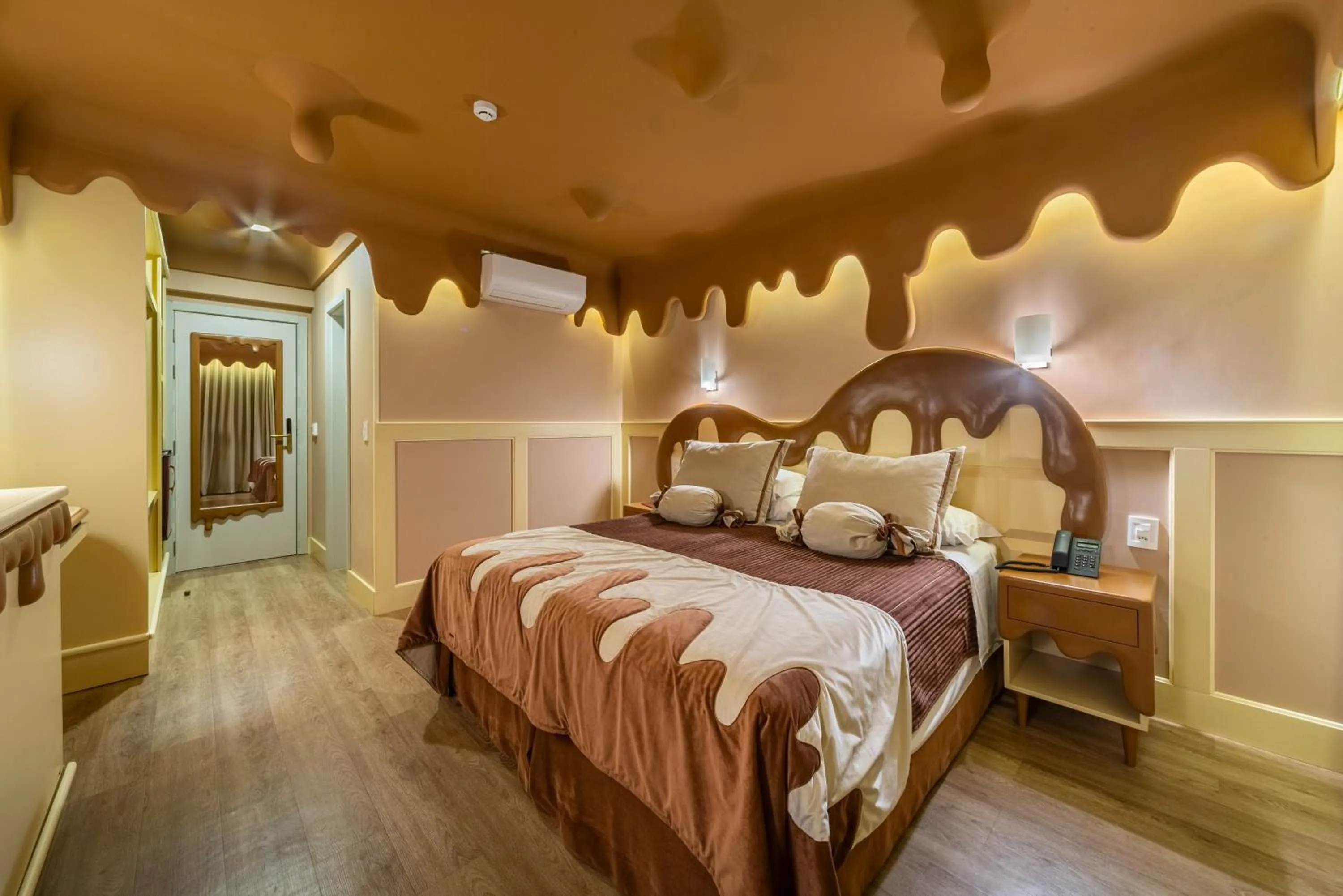 Bed in Chocoland Hotel Gramado