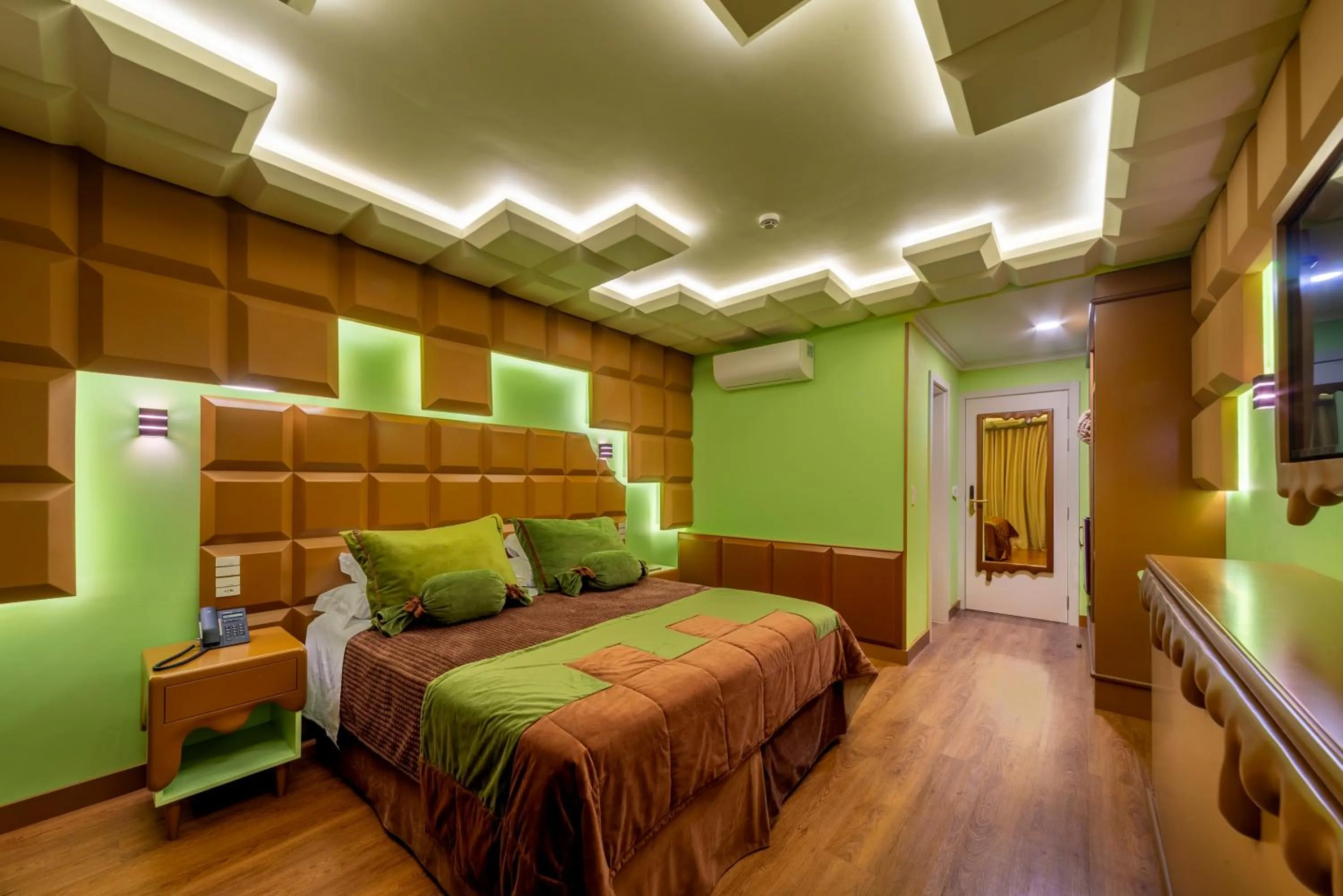 Bed in Chocoland Hotel Gramado