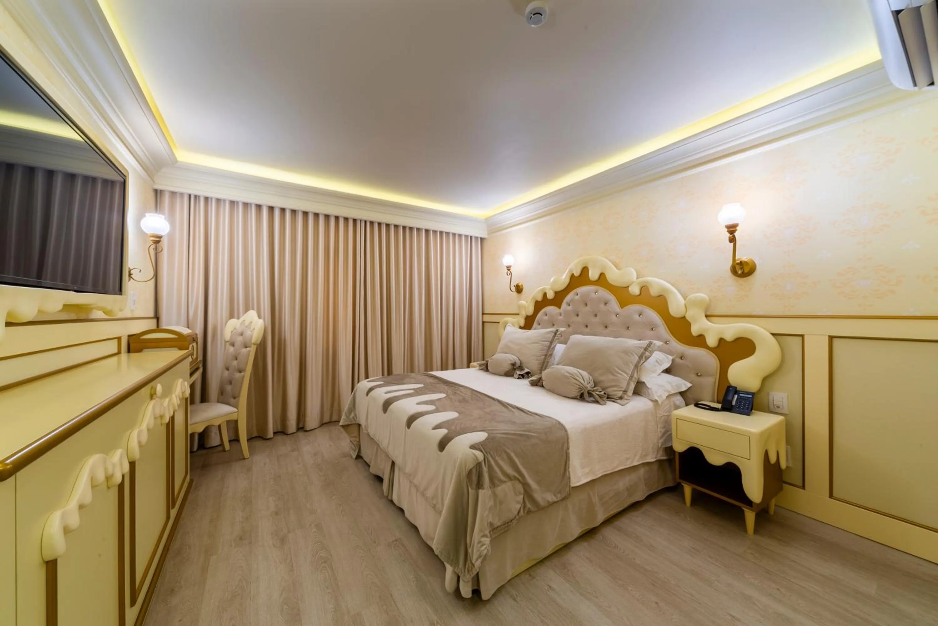 Bed in Chocoland Hotel Gramado