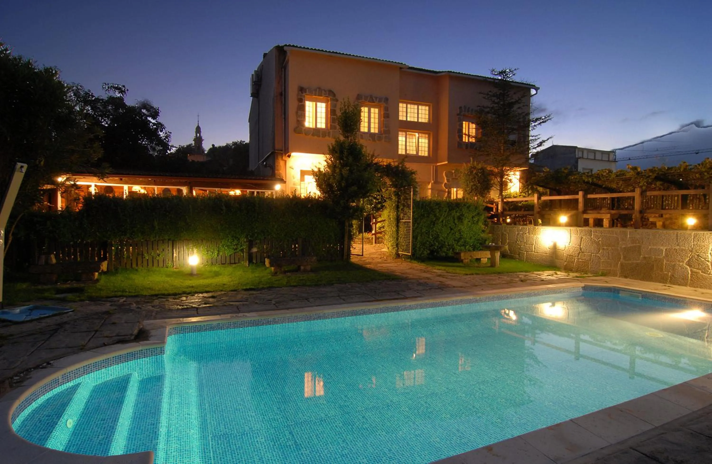 Swimming pool in Hotel Gastronómico Casa Rosalia