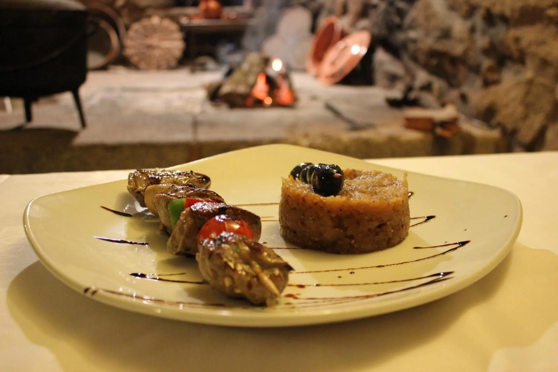 Food close-up in Hotel Gastronómico Casa Rosalia