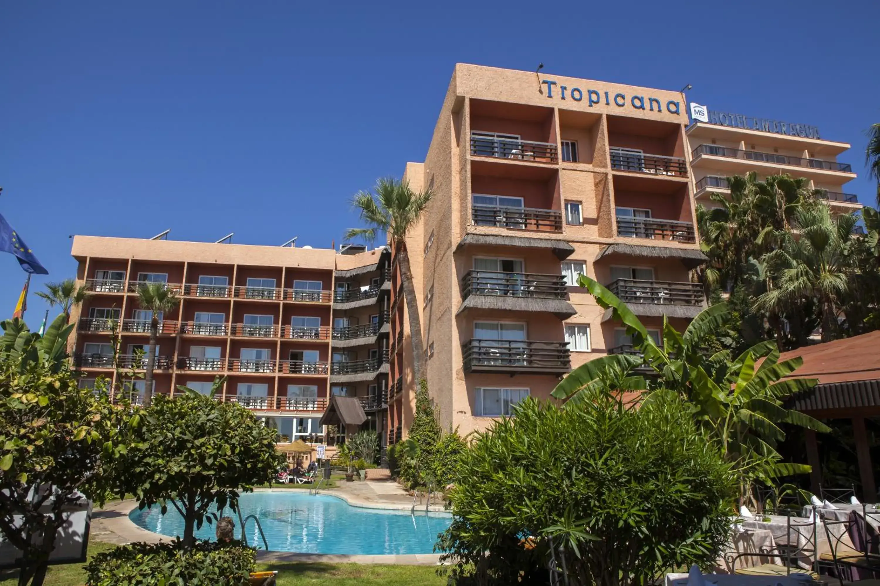 Property building in Hotel MS Tropicana Costa del Sol Property building in Hotel MS Tropicana Costa del Sol