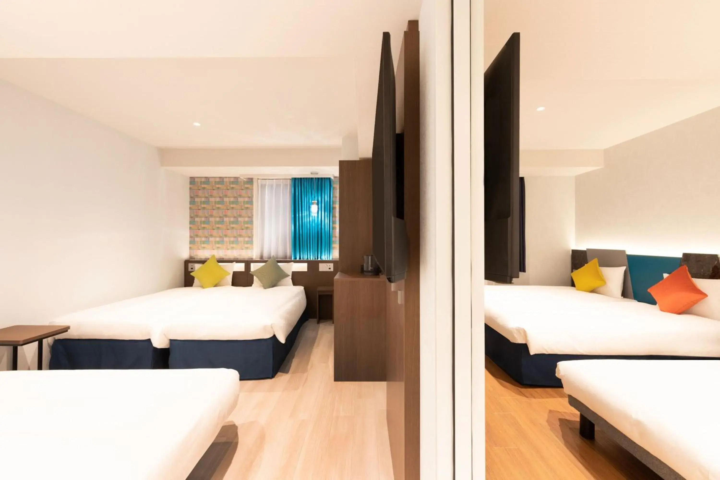 Bed in karaksa hotel colors Tokyo Yaesu Bed in karaksa hotel colors Tokyo Yaesu