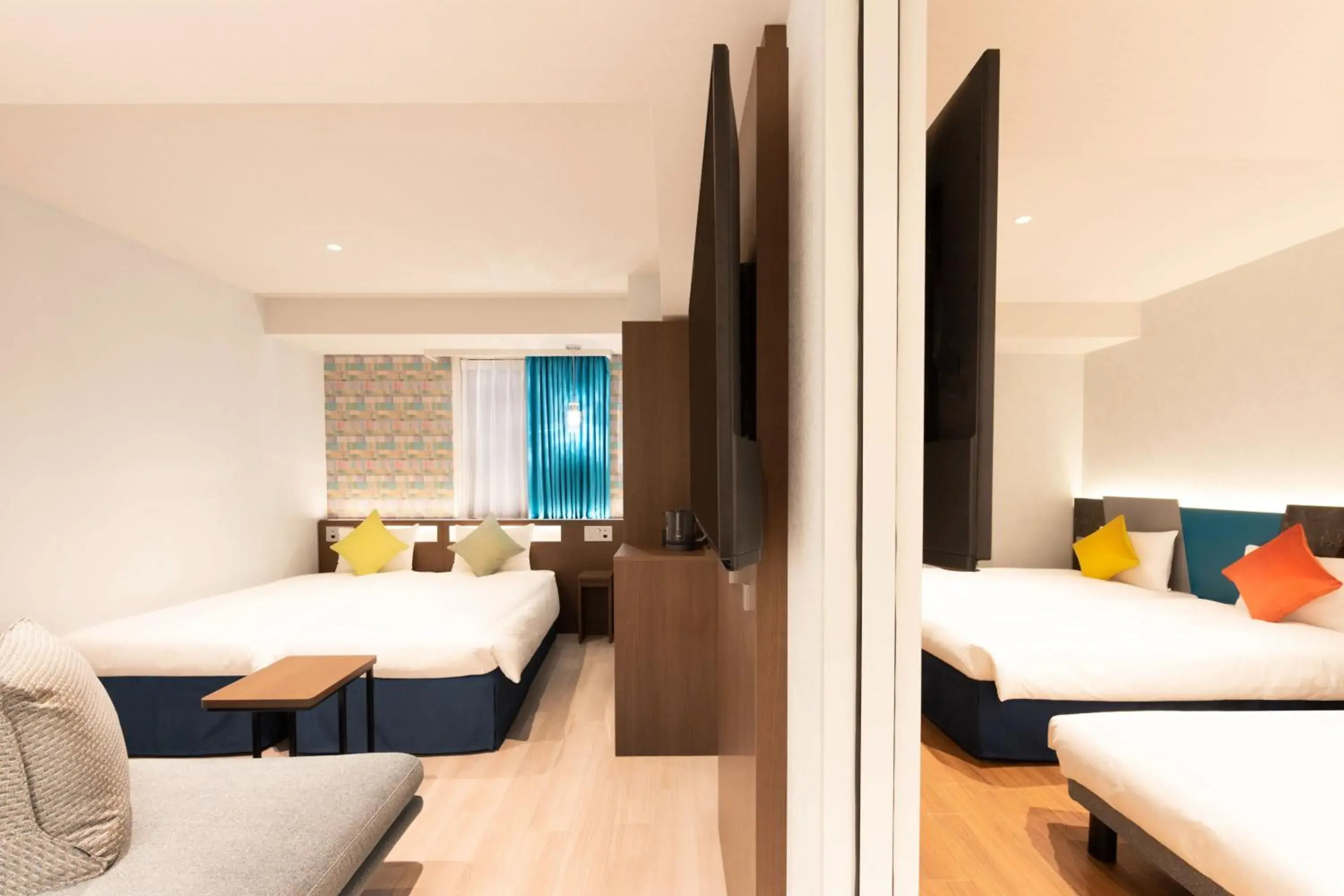 Bed in karaksa hotel colors Tokyo Yaesu Bed in karaksa hotel colors Tokyo Yaesu