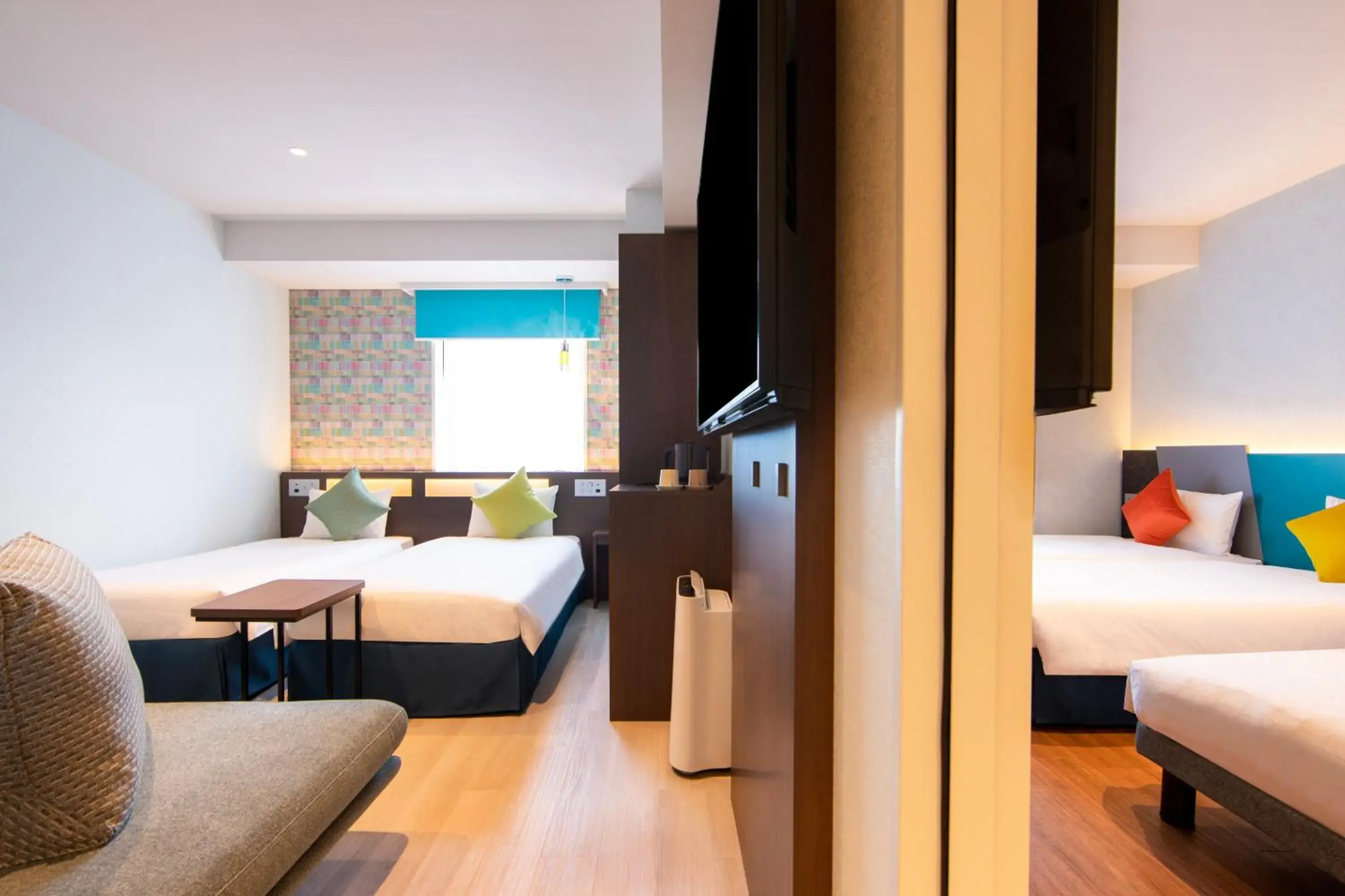 Bed in karaksa hotel colors Tokyo Yaesu Bed in karaksa hotel colors Tokyo Yaesu