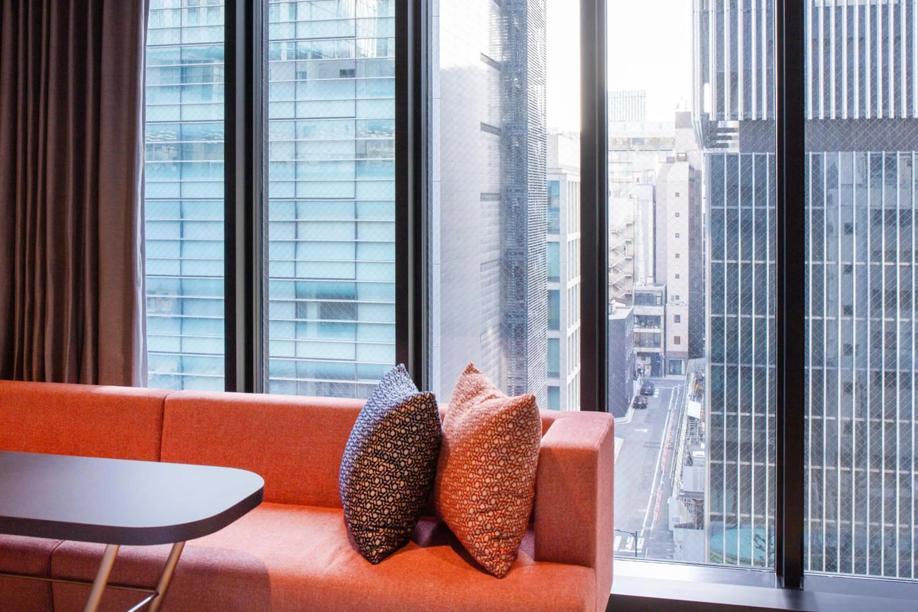 Photo of the whole room in karaksa hotel colors Tokyo Yaesu