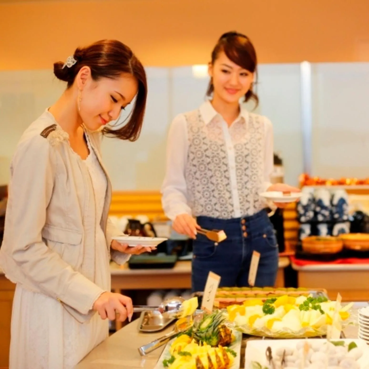 Buffet breakfast in Kyukamura Minami-Awaji