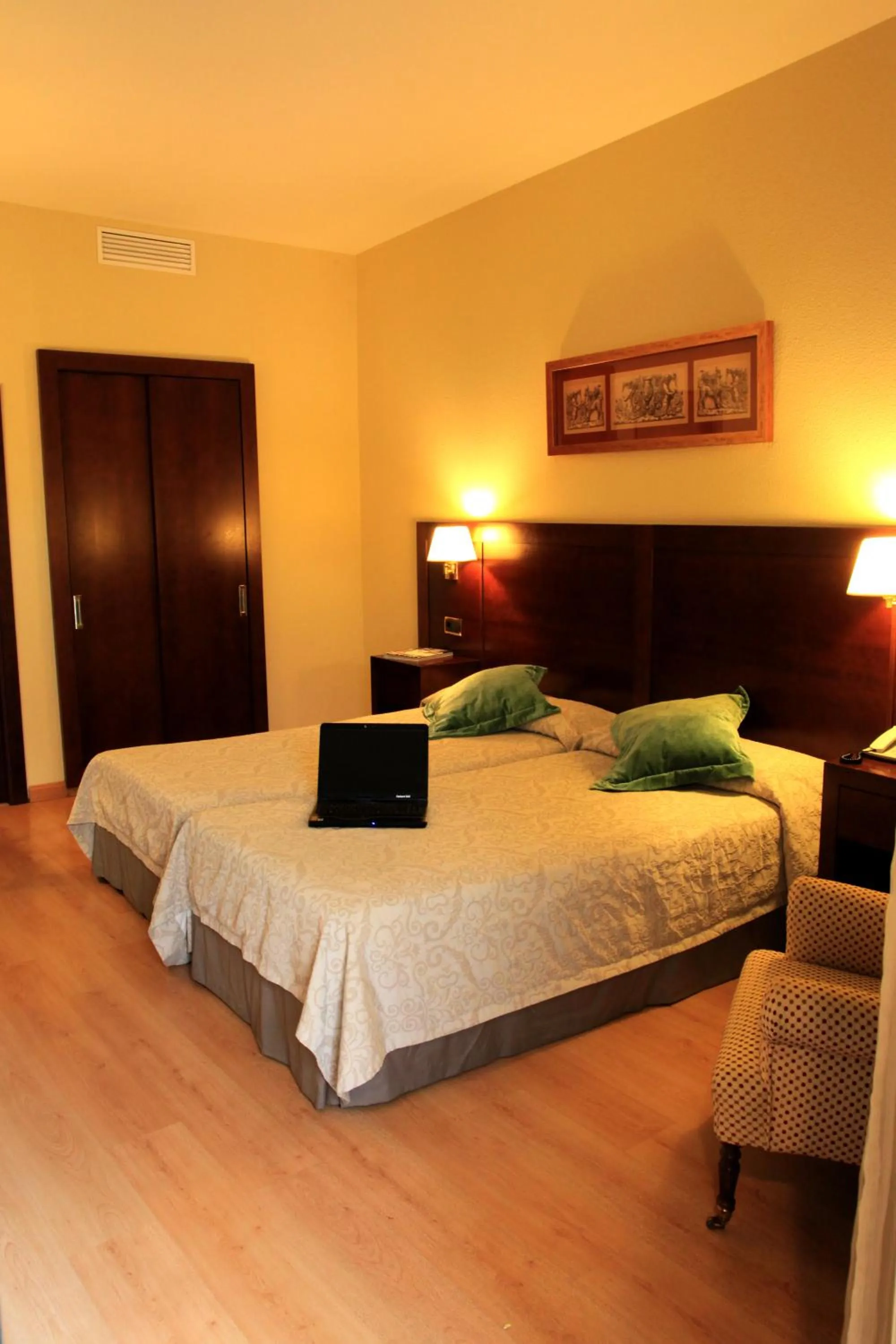 Bed in Hotel Cervantes