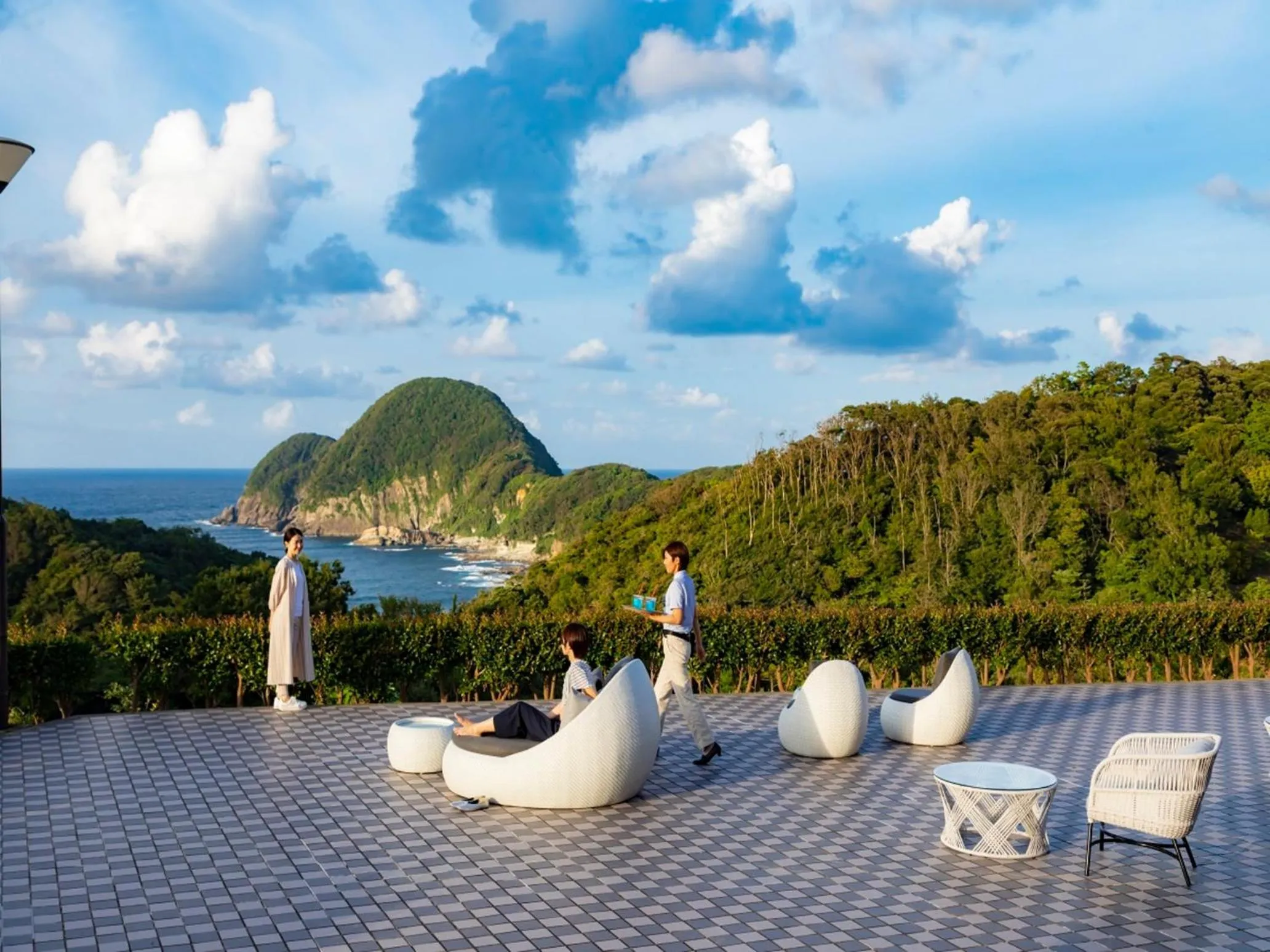 Balcony/Terrace in Kyukamura Takeno-Kaigan