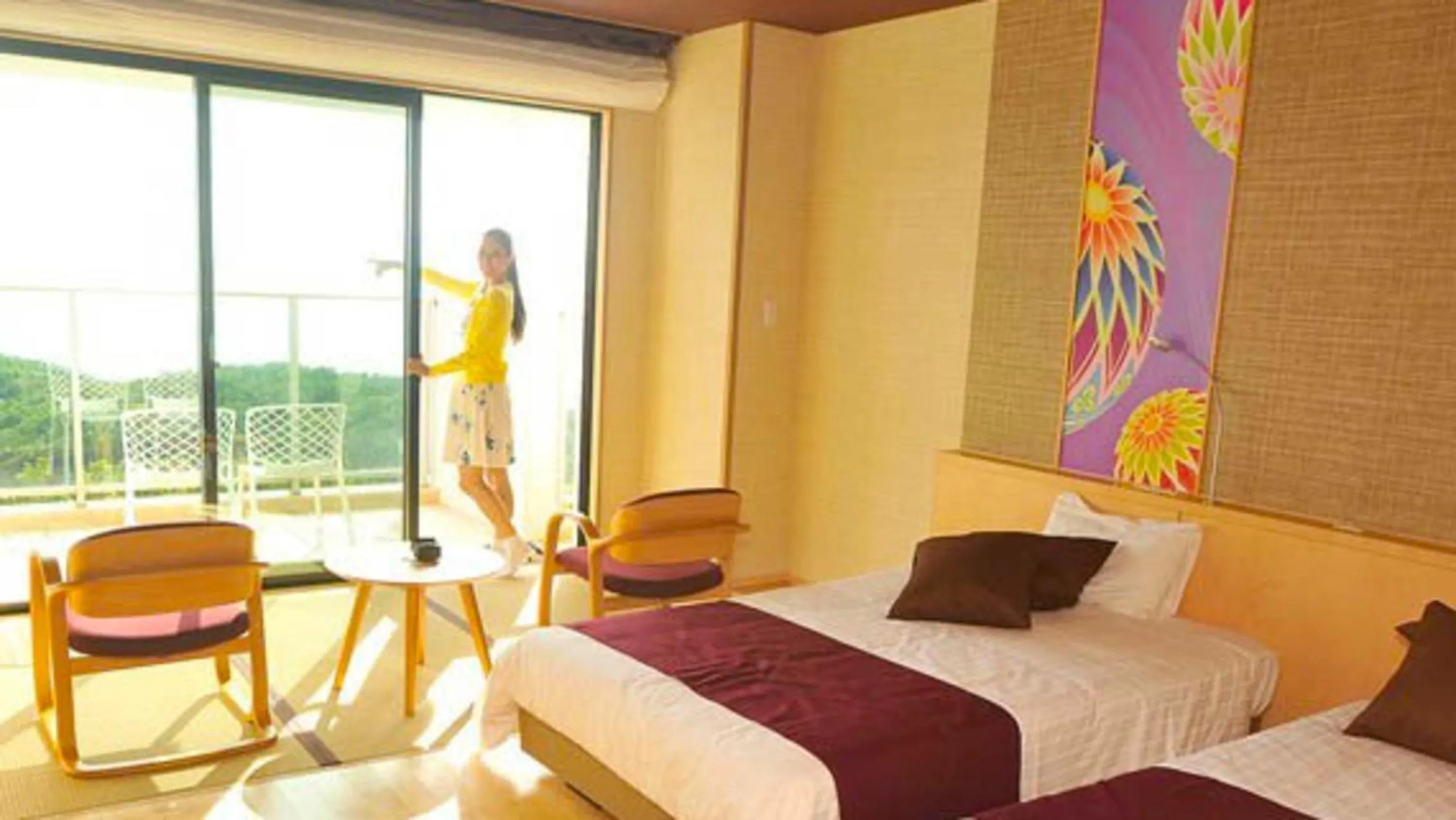 Bed in Kyukamura Kishu-Kada