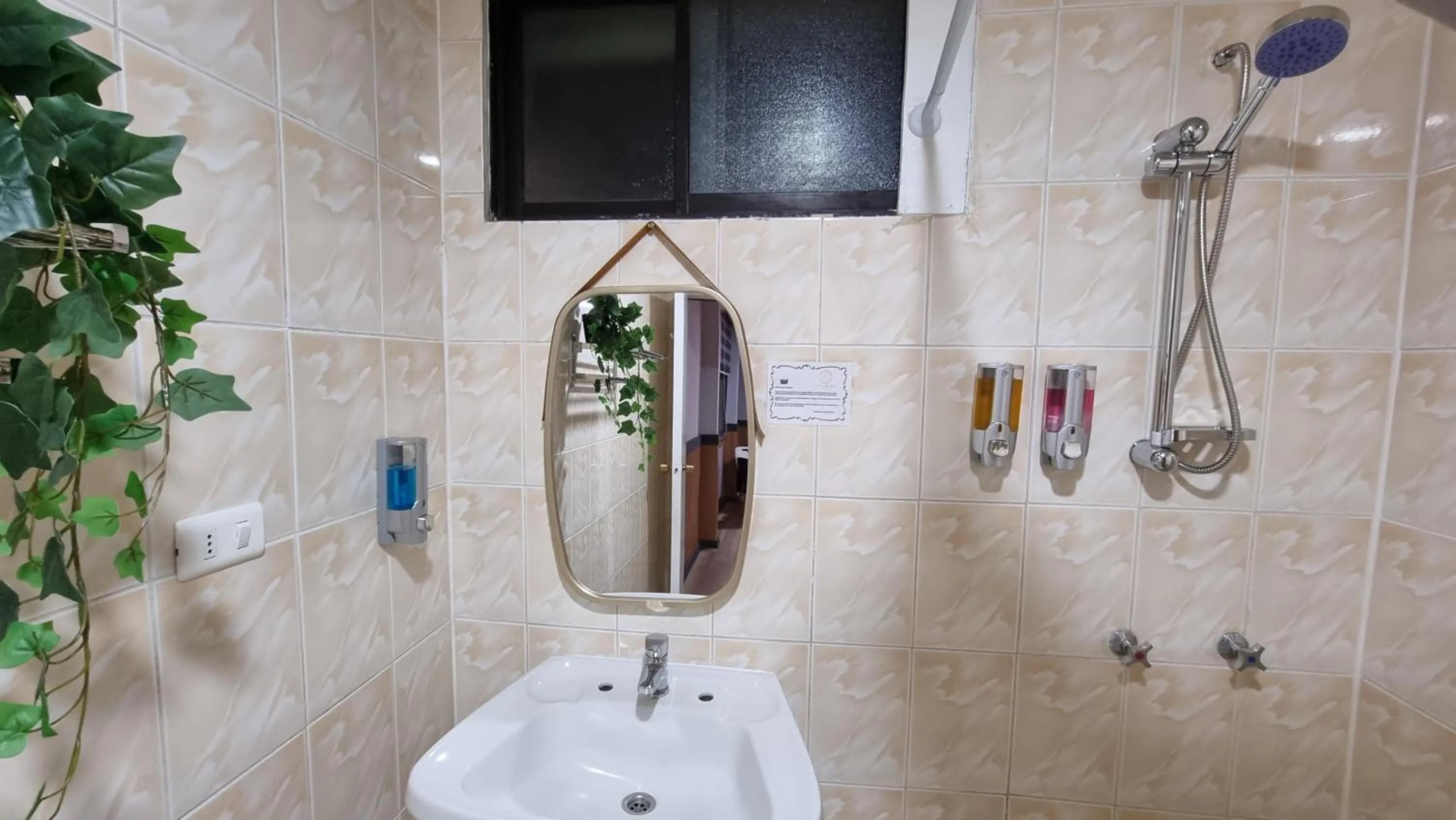 Shower in Hotel Asturias