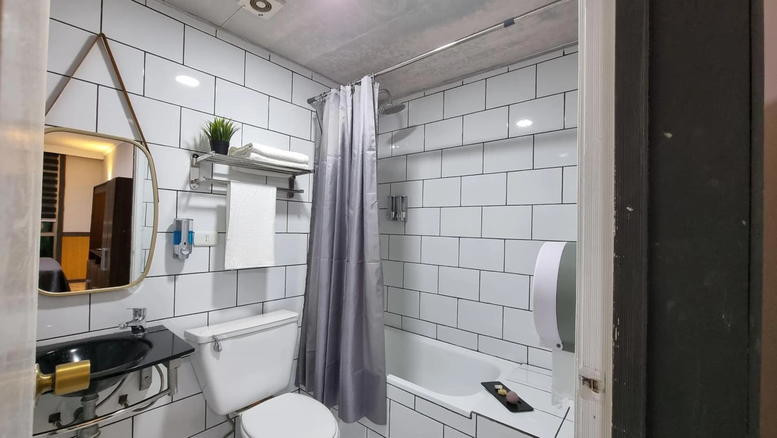 Shower in Hotel Asturias