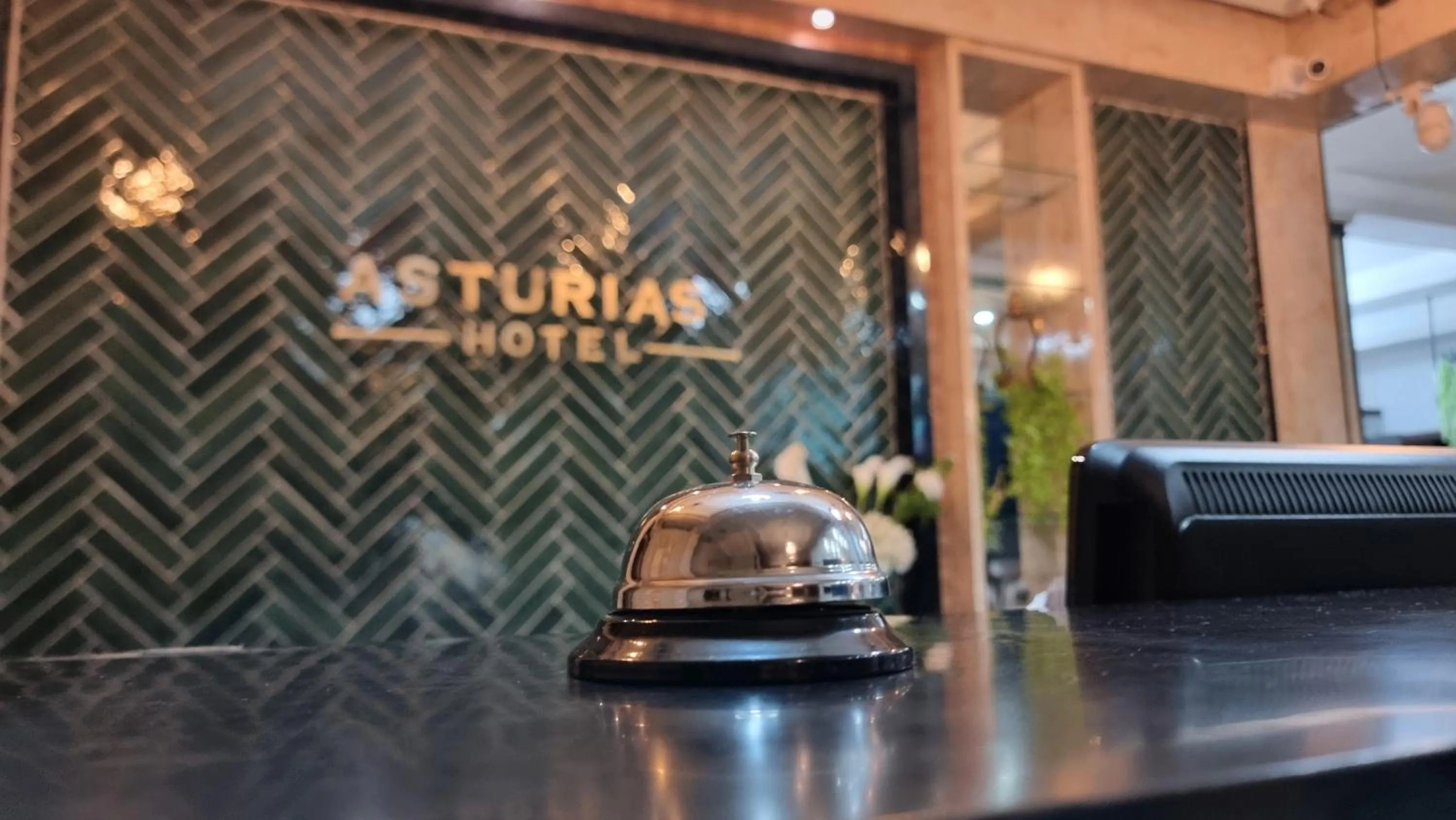 Lobby or reception in Hotel Asturias