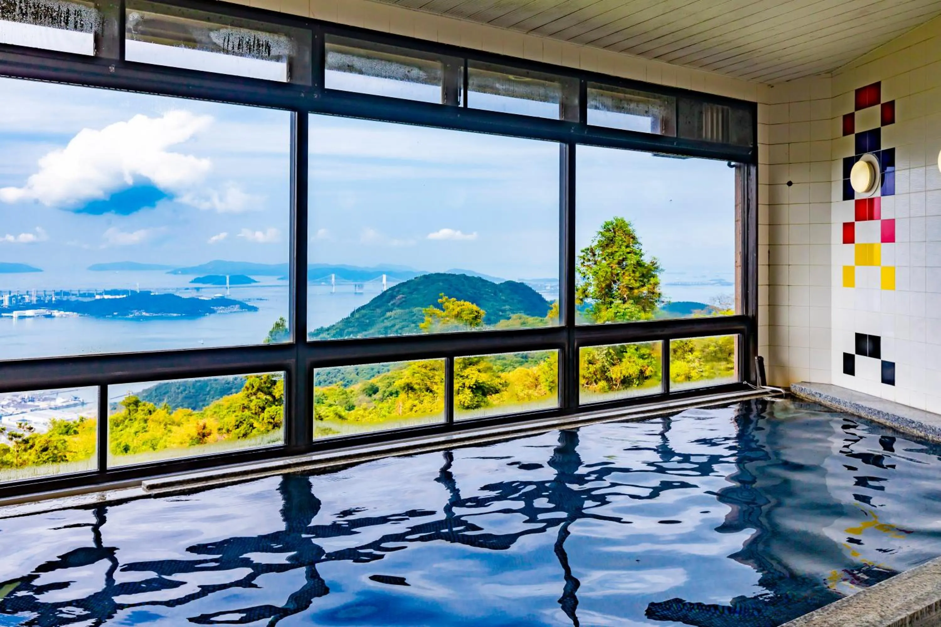 Hot Spring Bath in Kyukamura Sanuki-Goshikidai