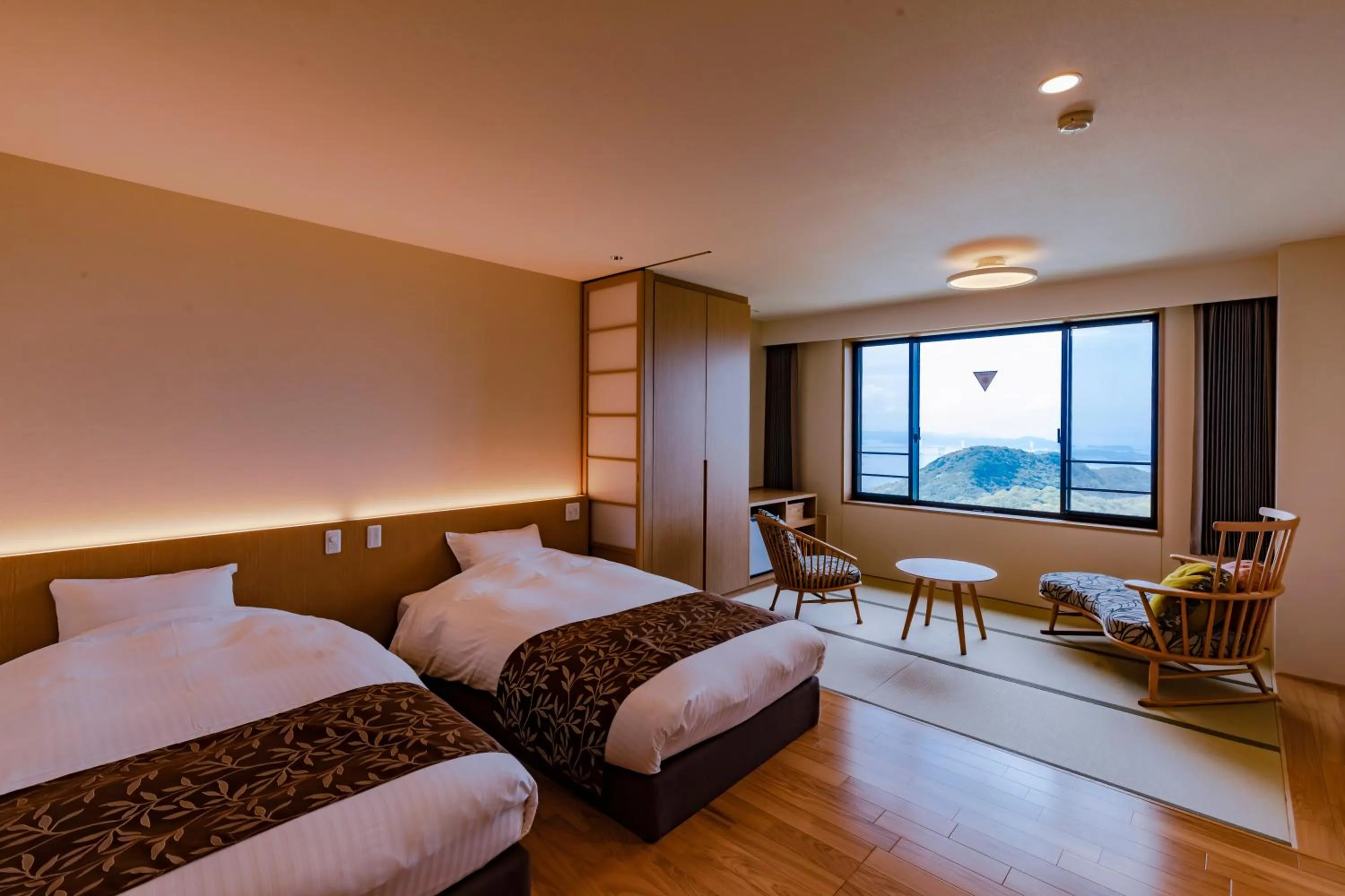 Bed in Kyukamura Sanuki-Goshikidai