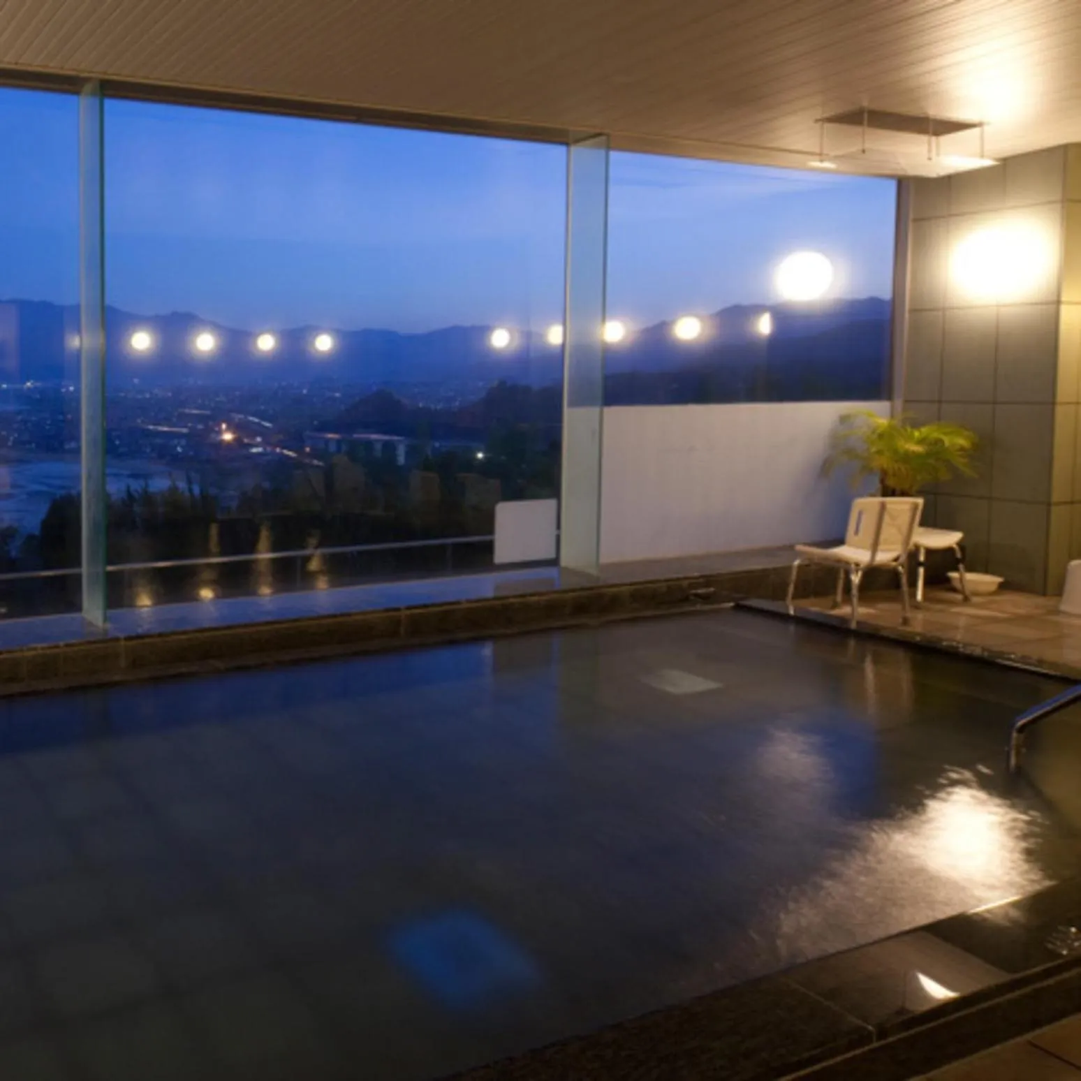 Hot Spring Bath in Kyukamura Setouchi-Toyo