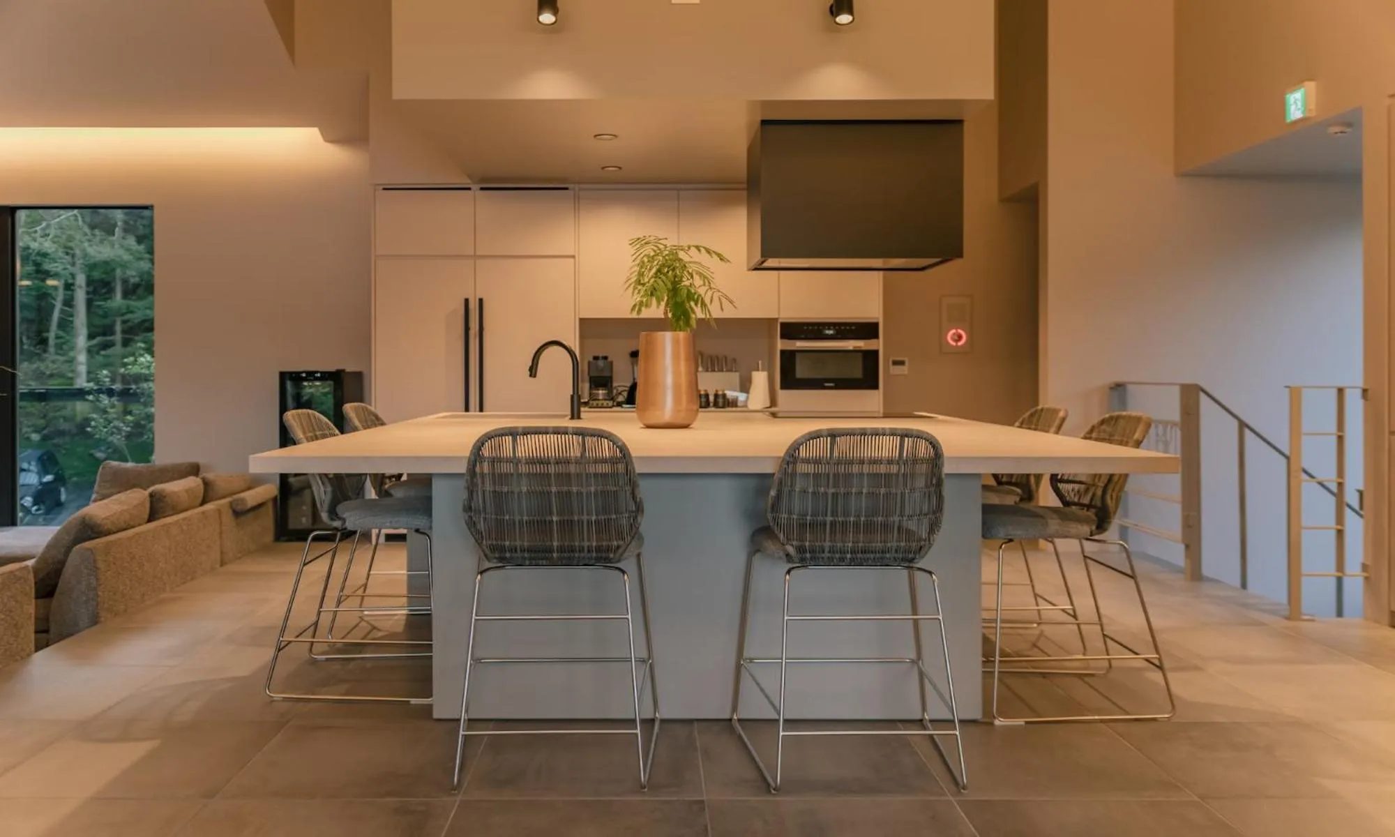 Kitchen or kitchenette in hotel norm air