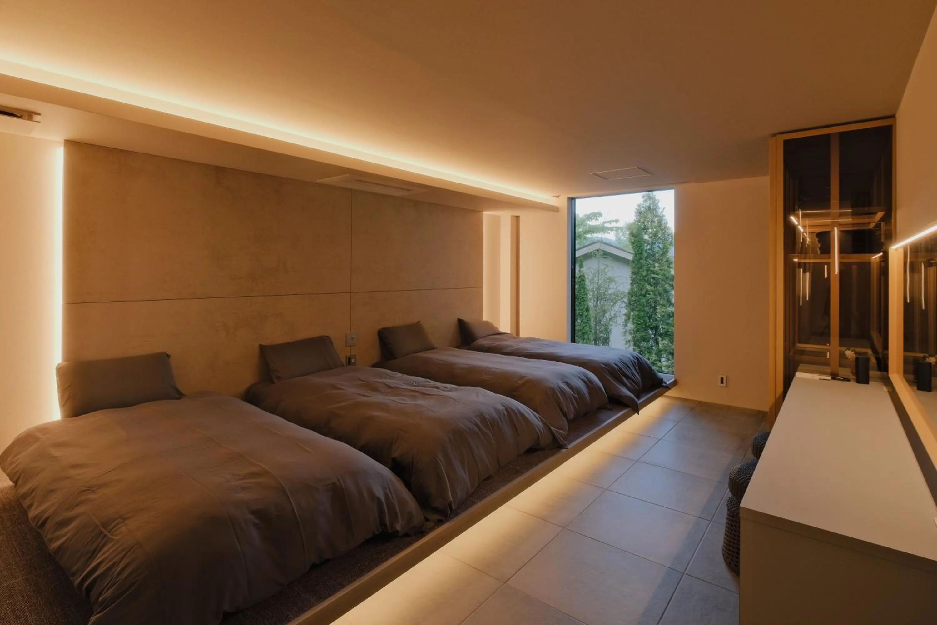 Bed in hotel norm air