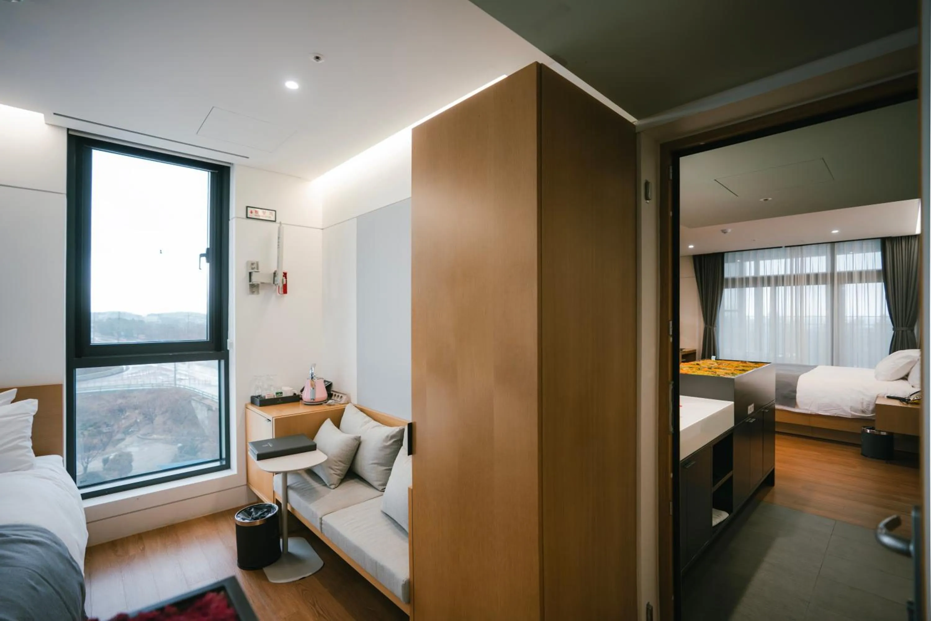 Bed in Hotel Parangvue