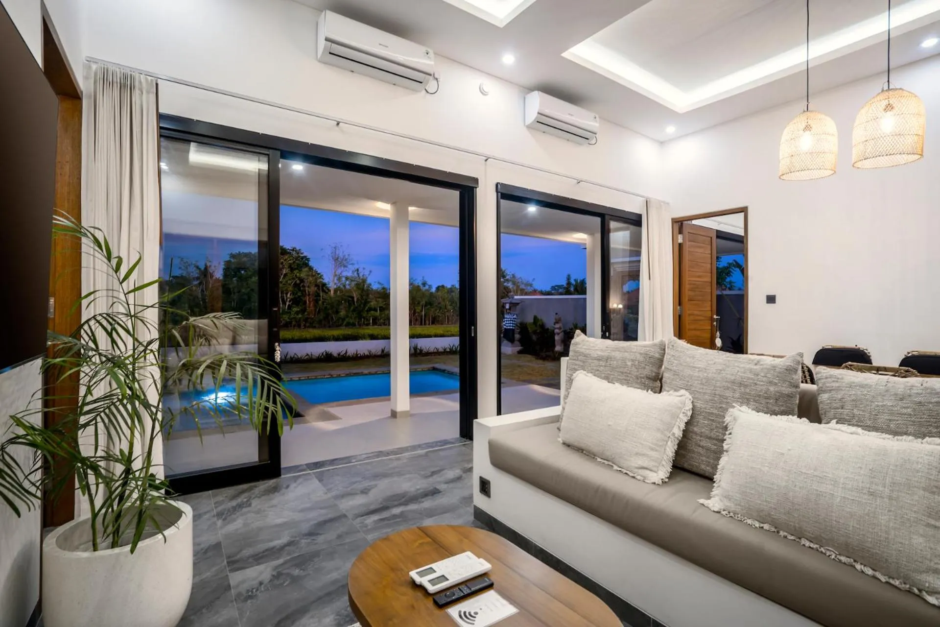 Living room in Villa Grateful by Alfred in Bali