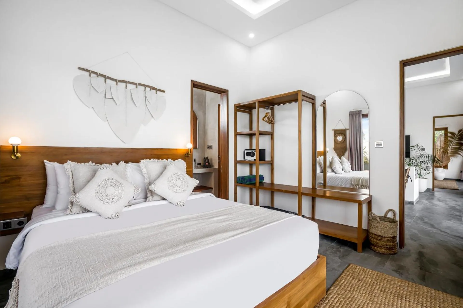 Bed in Villa Grateful by Alfred in Bali