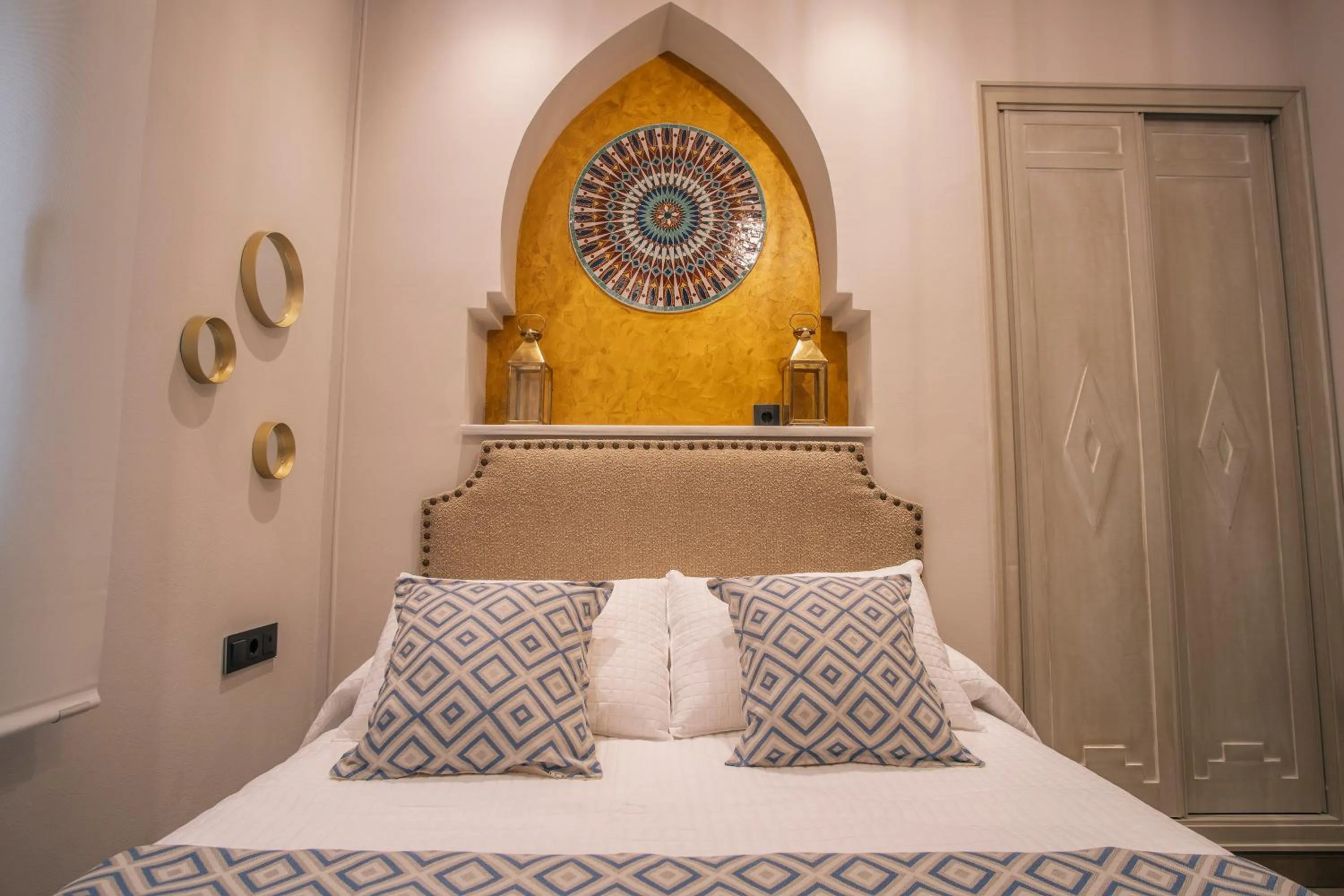 Bedroom, Bed in Apartamentos Turísticos La Baílla