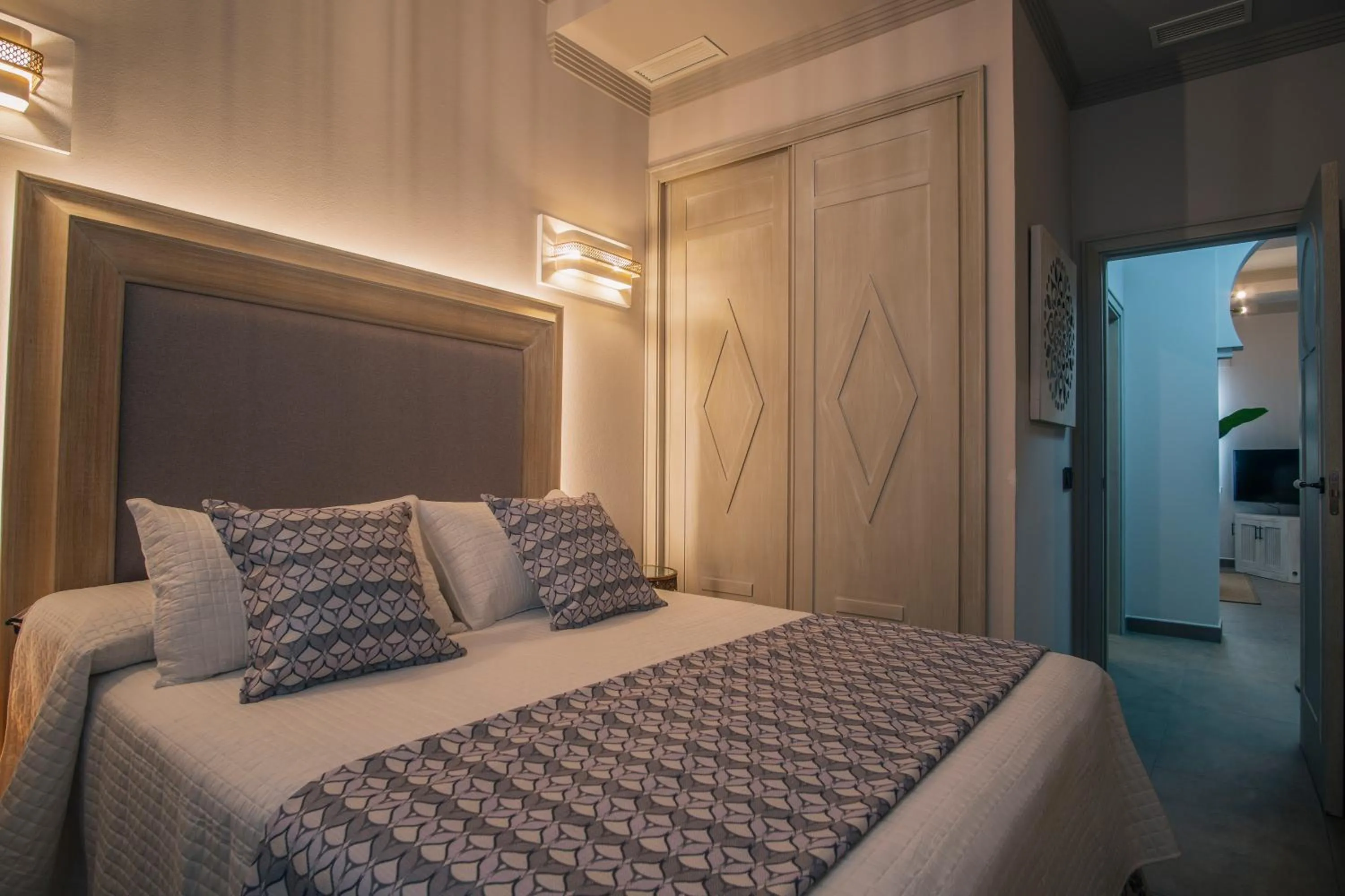 Bed in Apartamentos Turísticos La Baílla