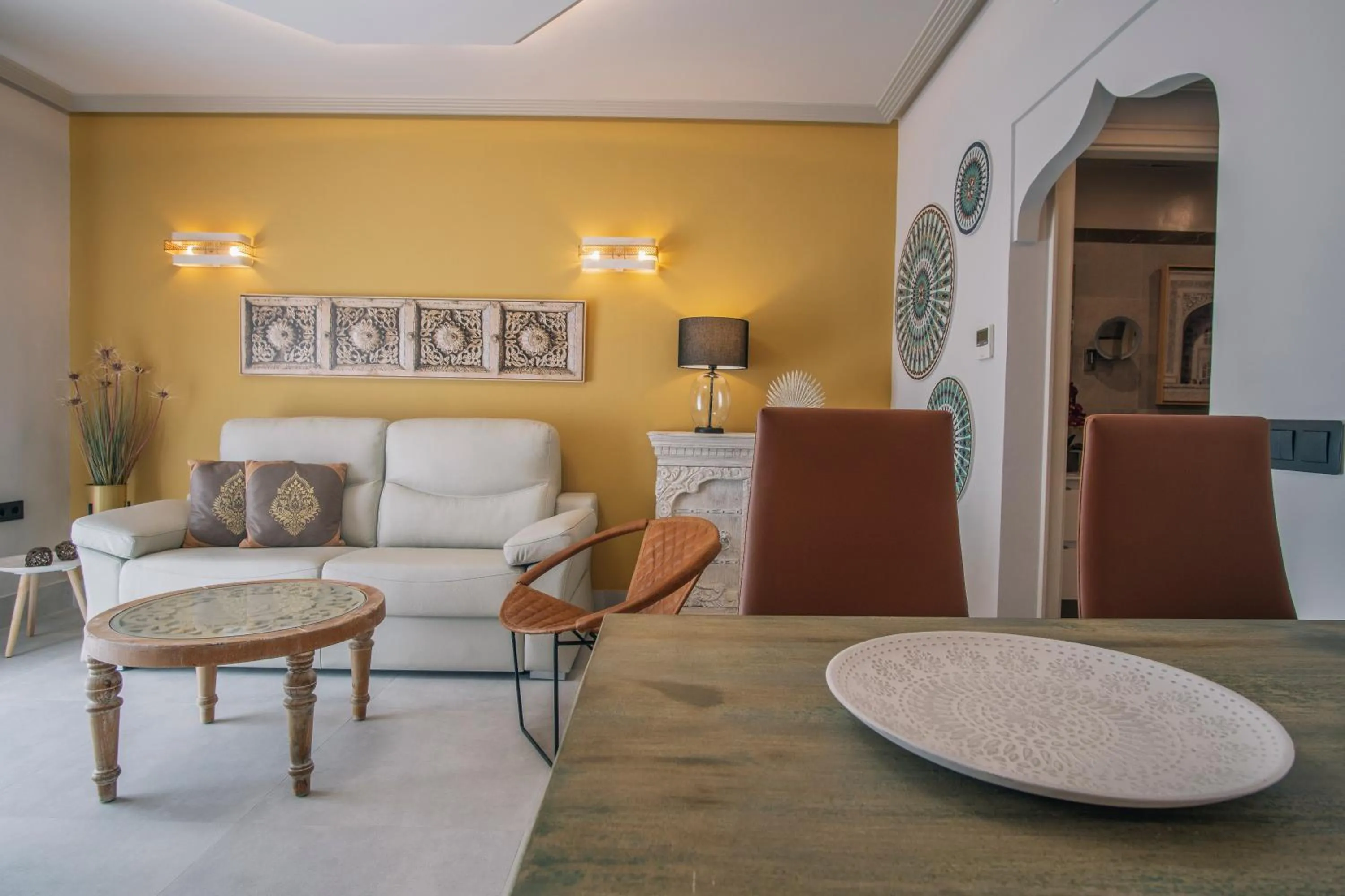 Living room in Apartamentos Turísticos La Baílla
