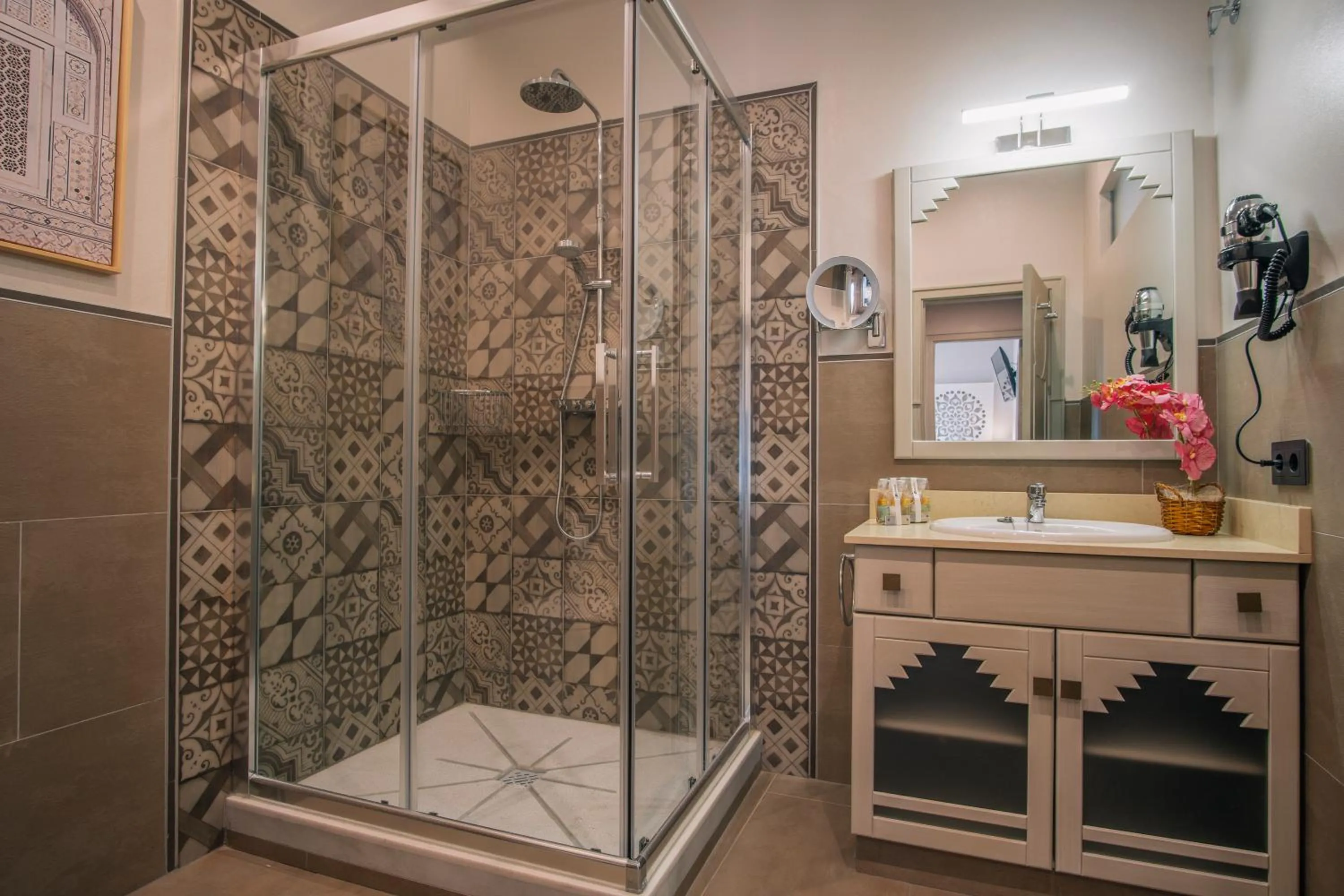 Shower in Apartamentos Turísticos La Baílla