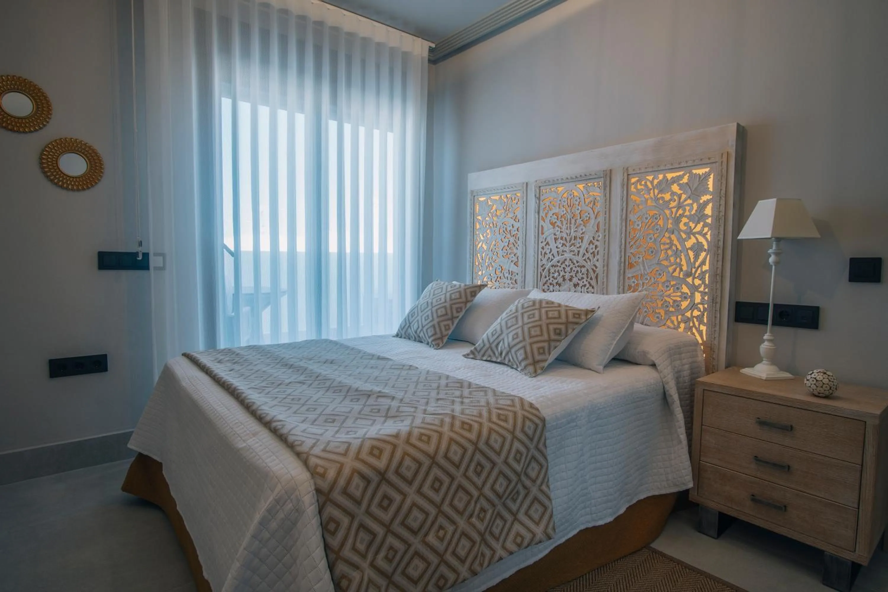 Bed in Apartamentos Turísticos La Baílla