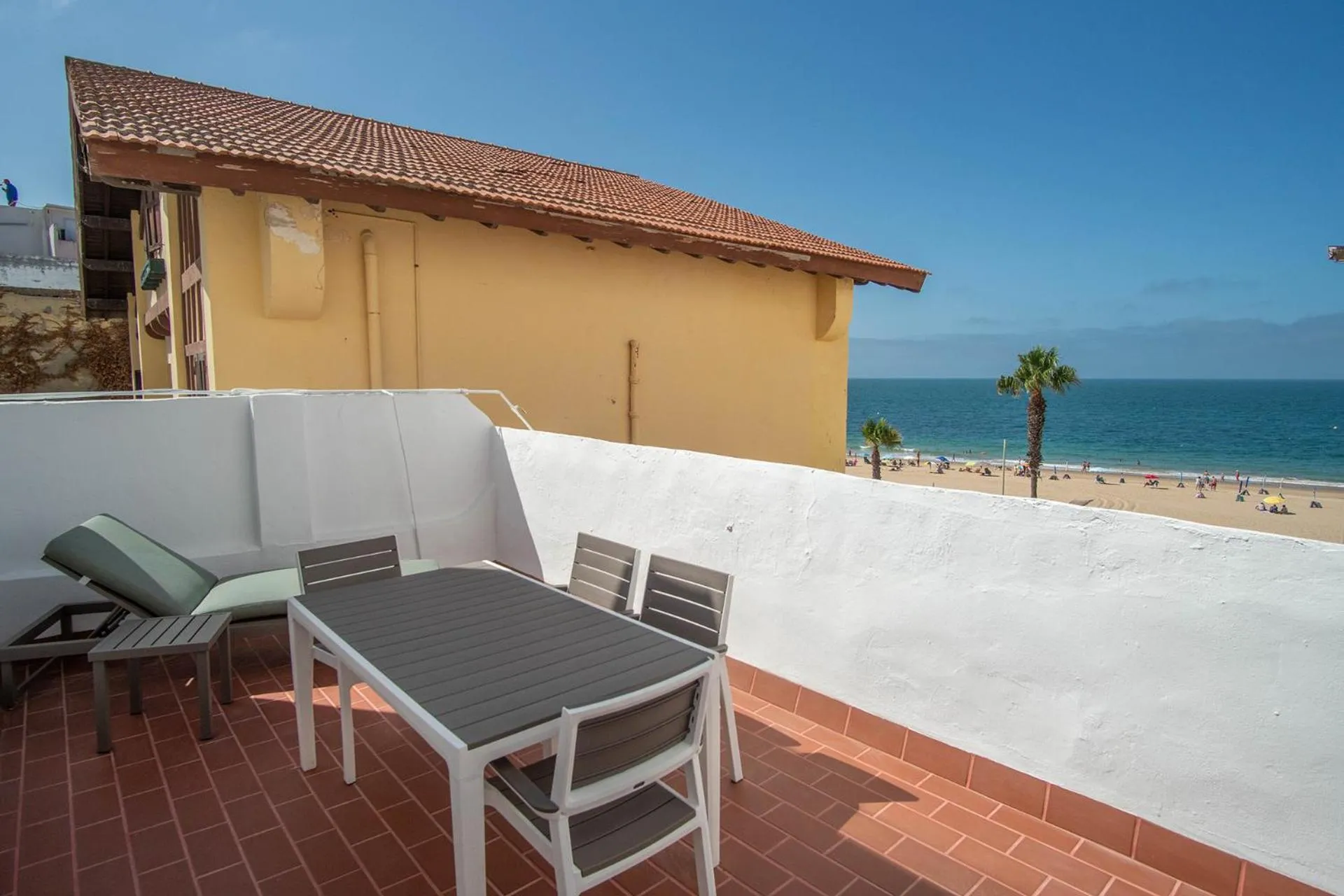 Balcony/Terrace in Apartamentos Turísticos La Baílla