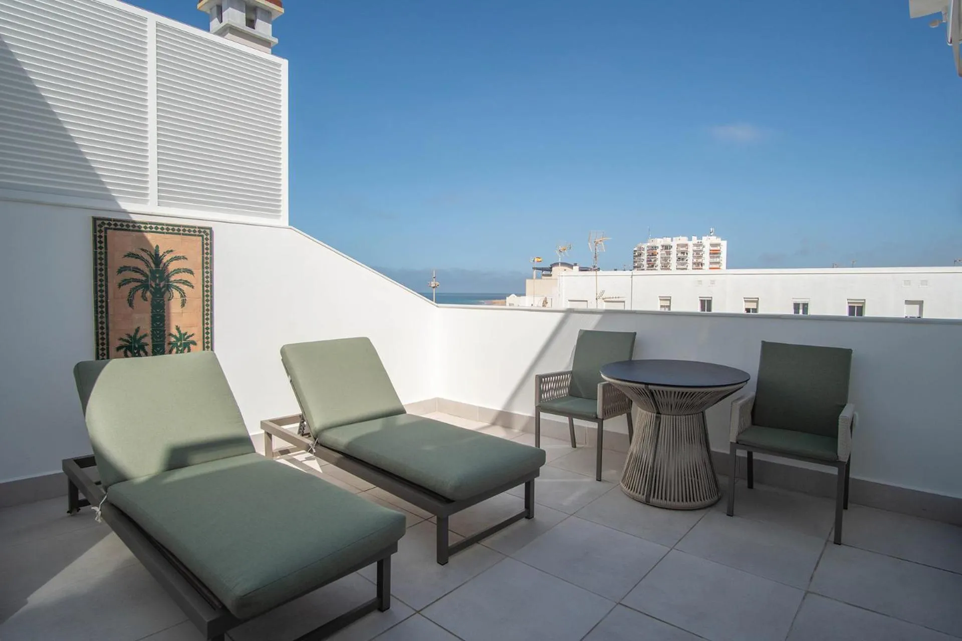 Balcony/Terrace in Apartamentos Turísticos La Baílla
