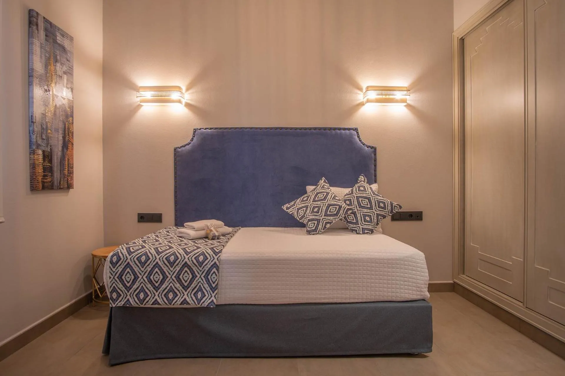 Bed in Apartamentos Turísticos La Baílla