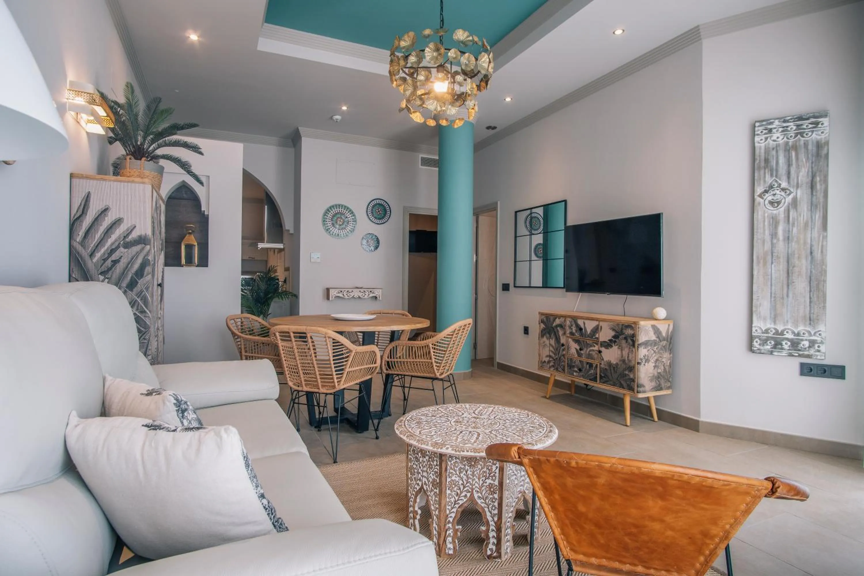 Living room in Apartamentos Turísticos La Baílla