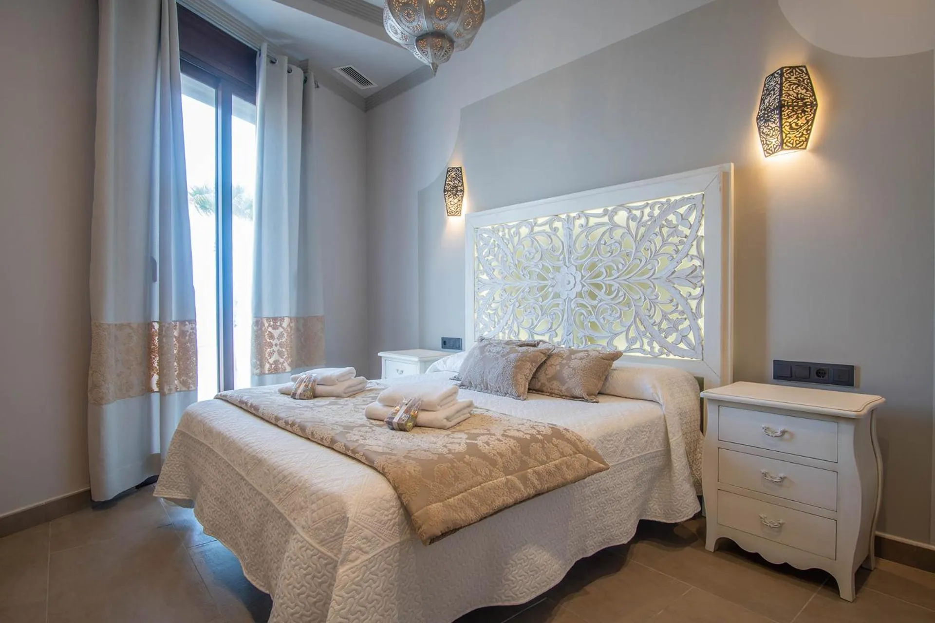 Bed in Apartamentos Turísticos La Baílla