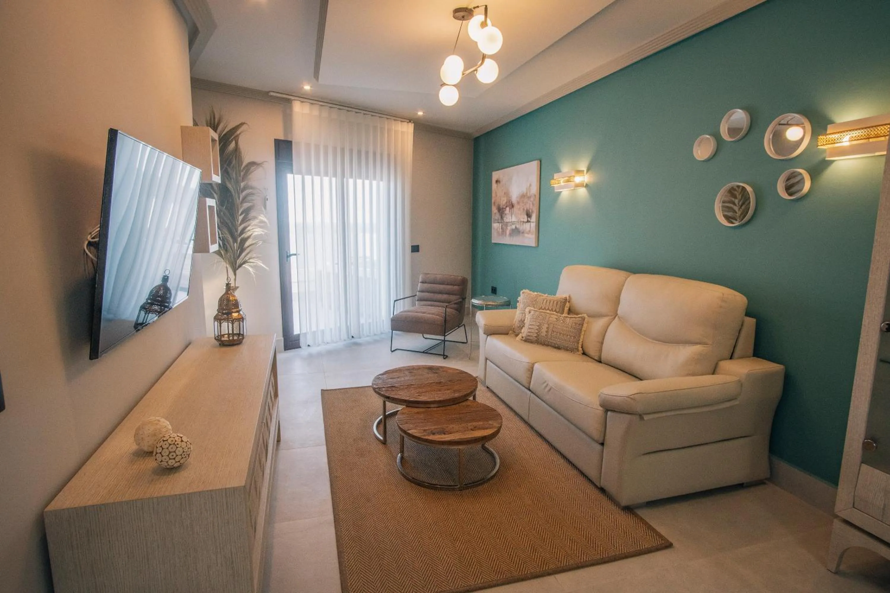 Living room in Apartamentos Turísticos La Baílla